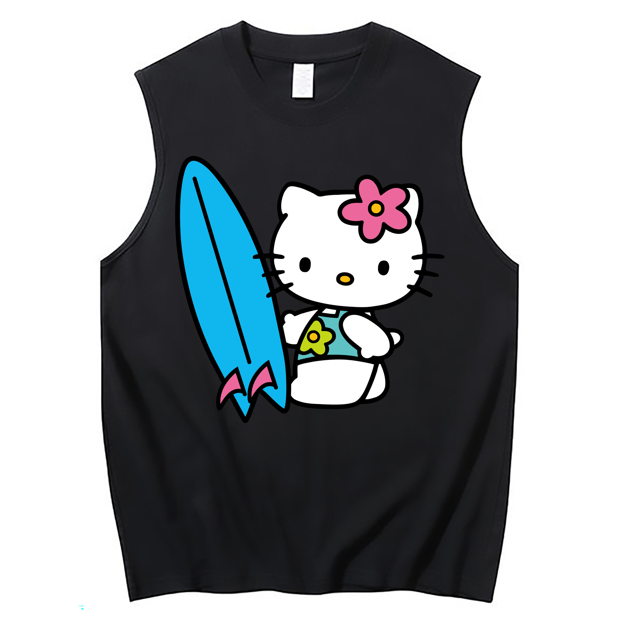 （画像用） Hello Kitty ハローキティ コットン100％タンクトップ（フロントプリント）