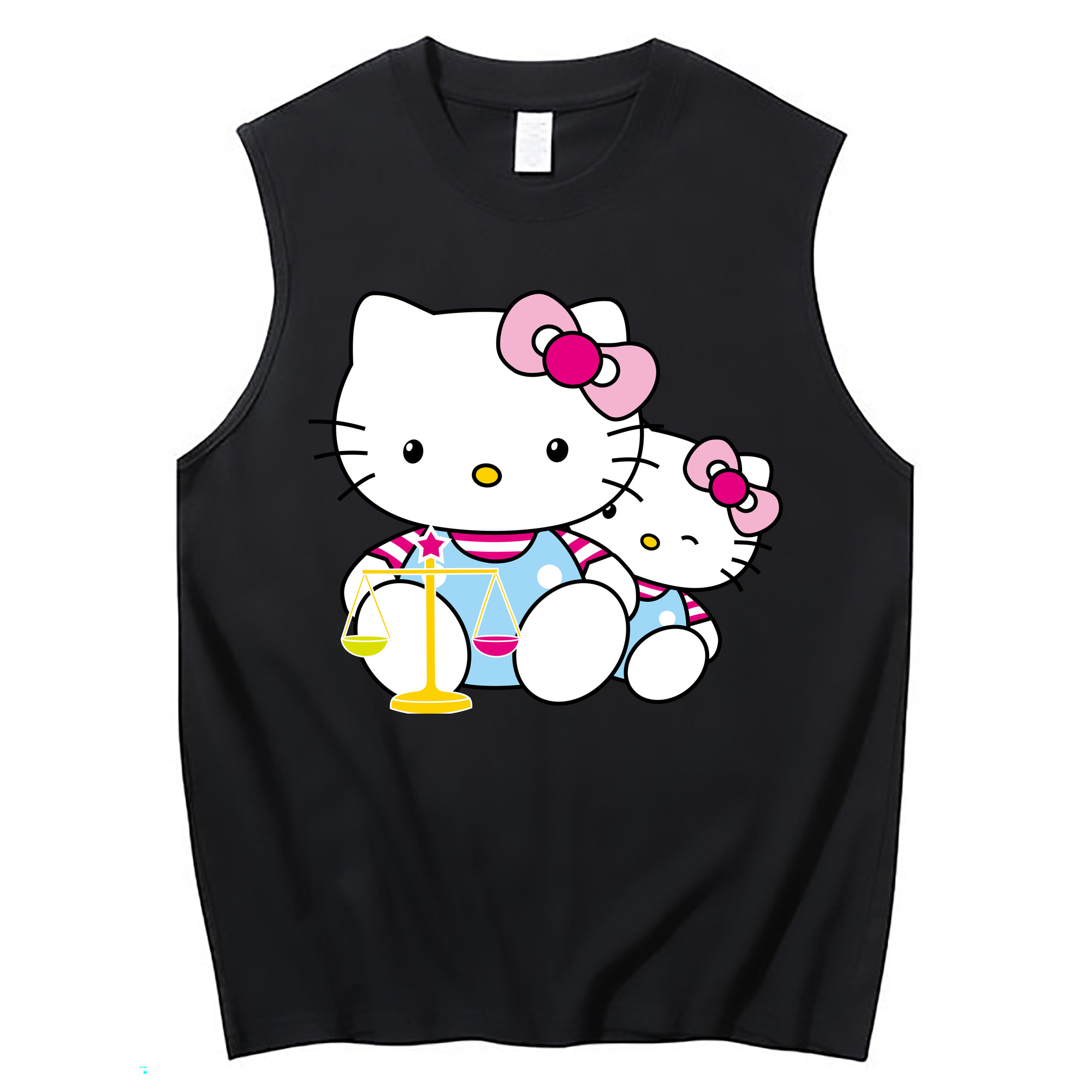 （画像用） Hello Kitty ハローキティ コットン100％タンクトップ（フロントプリント）