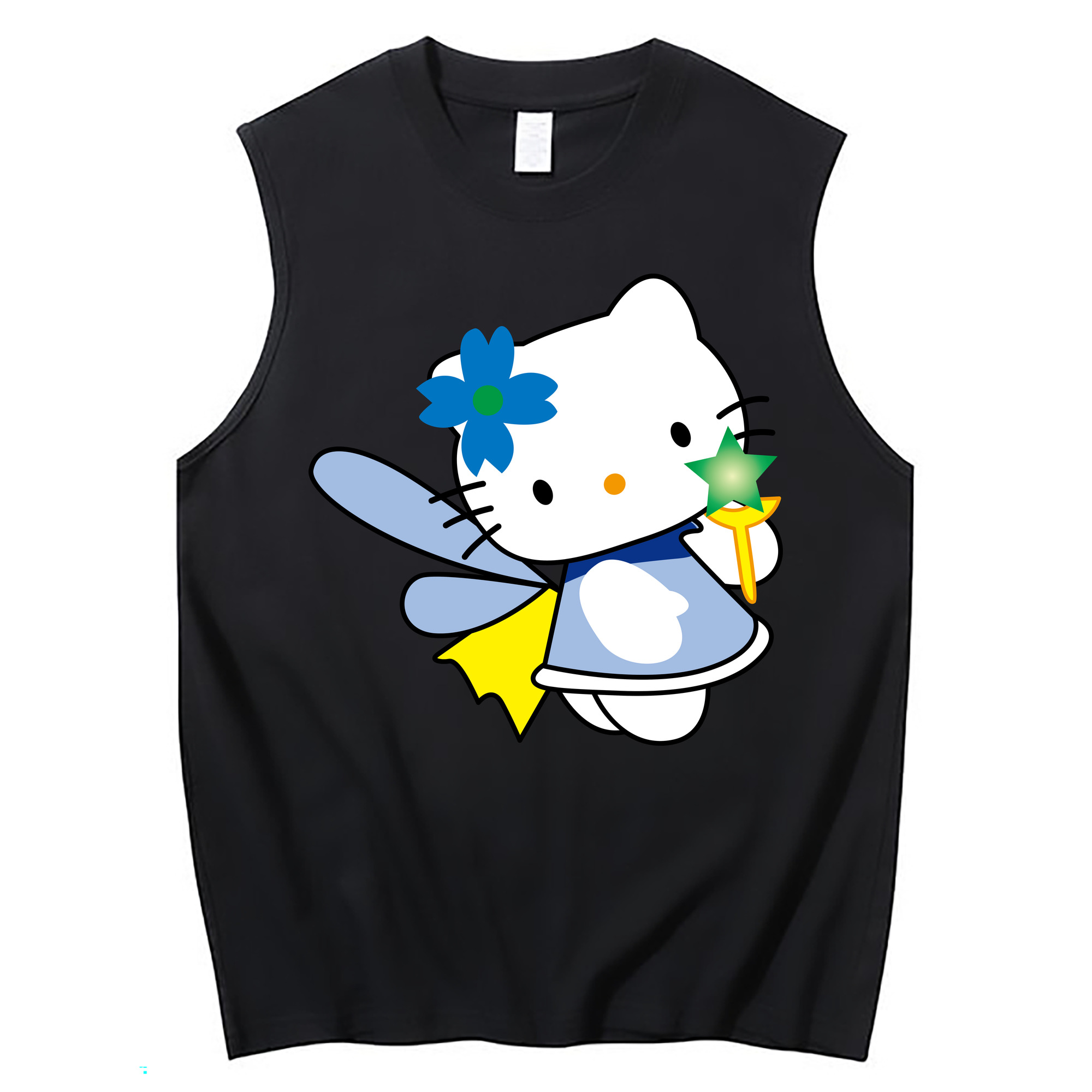（画像用） Hello Kitty ハローキティ コットン100％タンクトップ（フロントプリント）