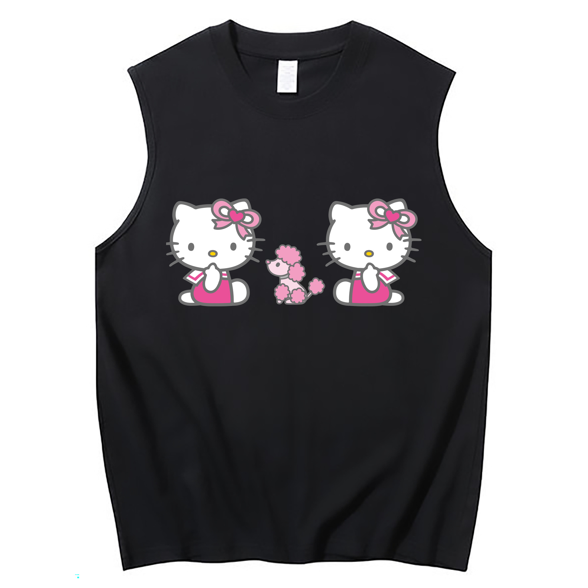 （画像用） Hello Kitty ハローキティ コットン100％タンクトップ（フロントプリント）