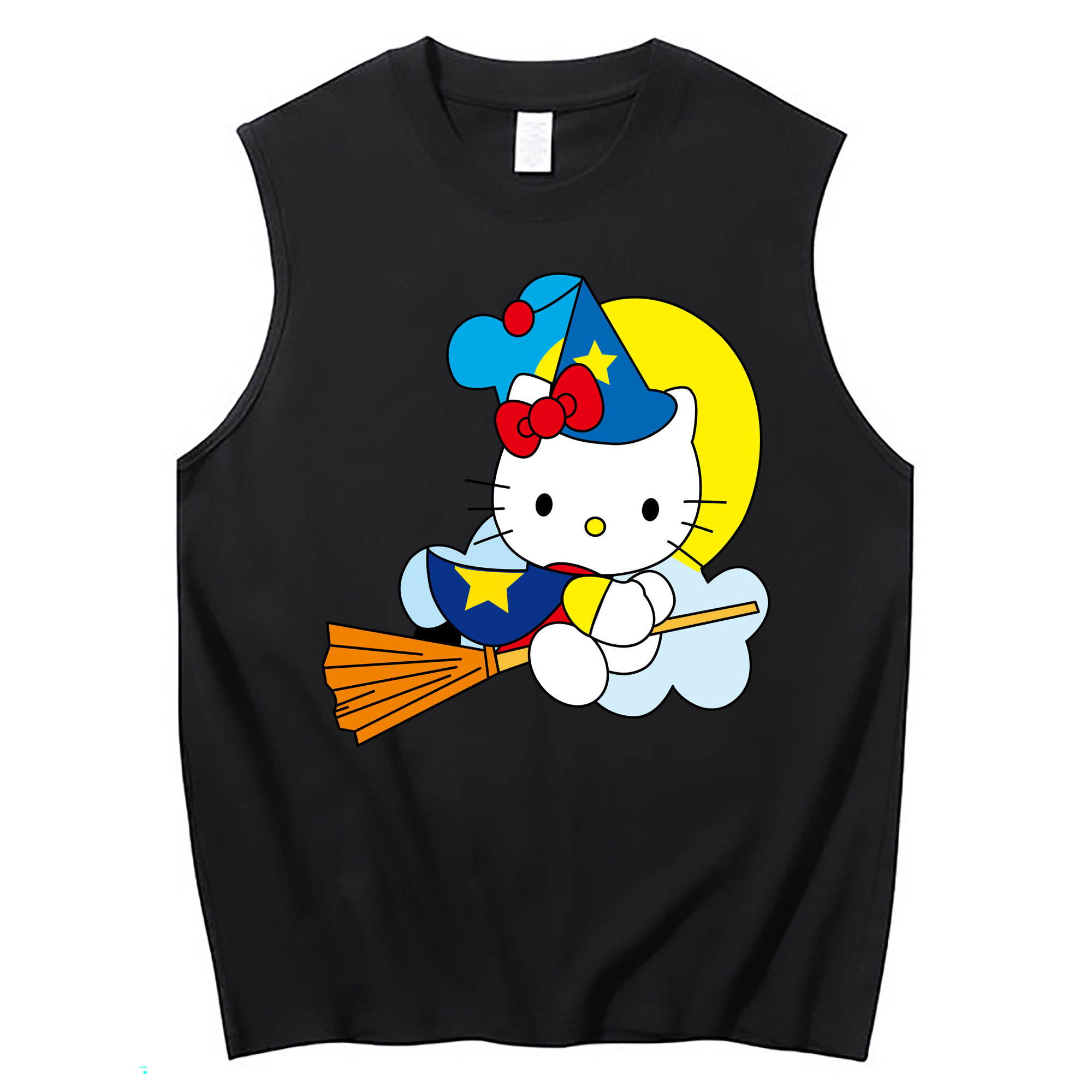 （画像用） Hello Kitty ハローキティ コットン100％タンクトップ（フロントプリント）