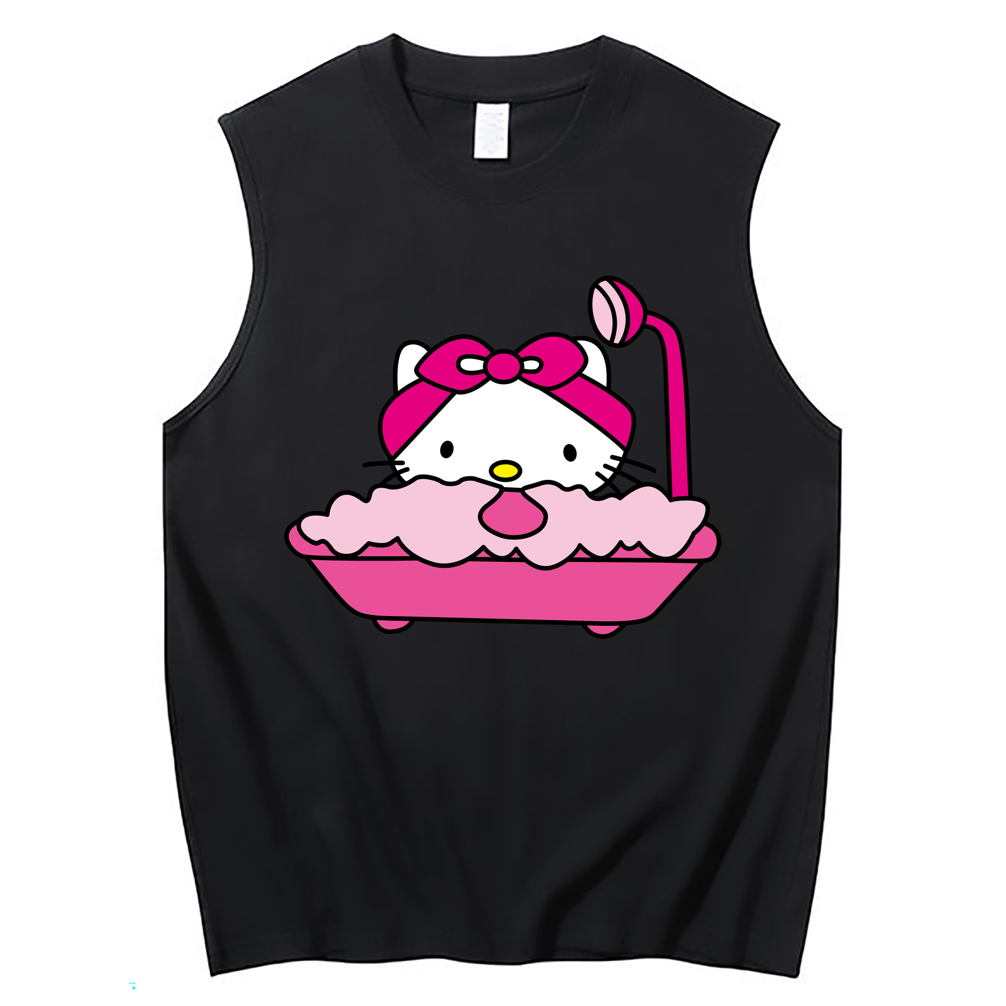 （画像用） Hello Kitty ハローキティ コットン100％タンクトップ（フロントプリント）