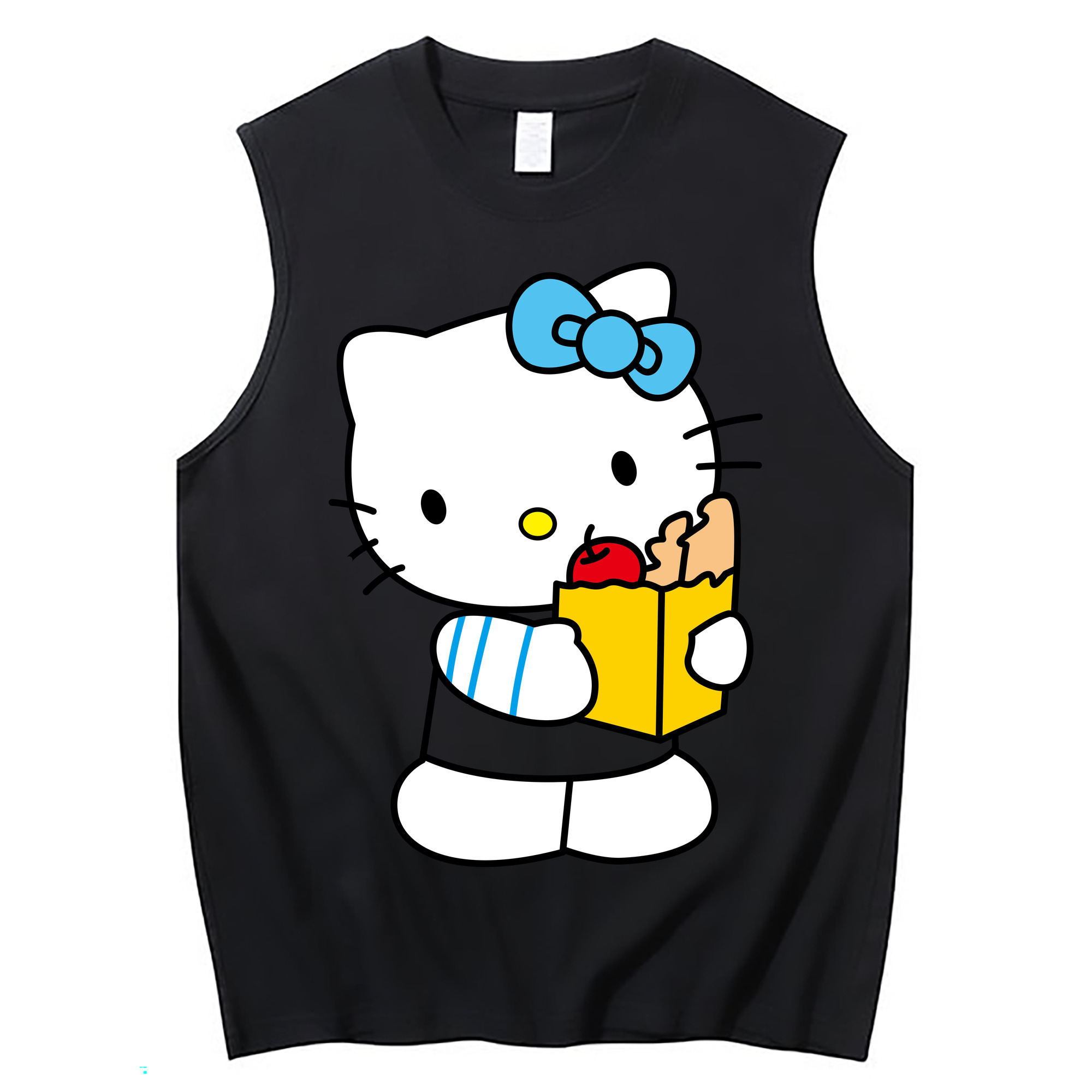 （画像用） Hello Kitty ハローキティ コットン100％タンクトップ（フロントプリント）
