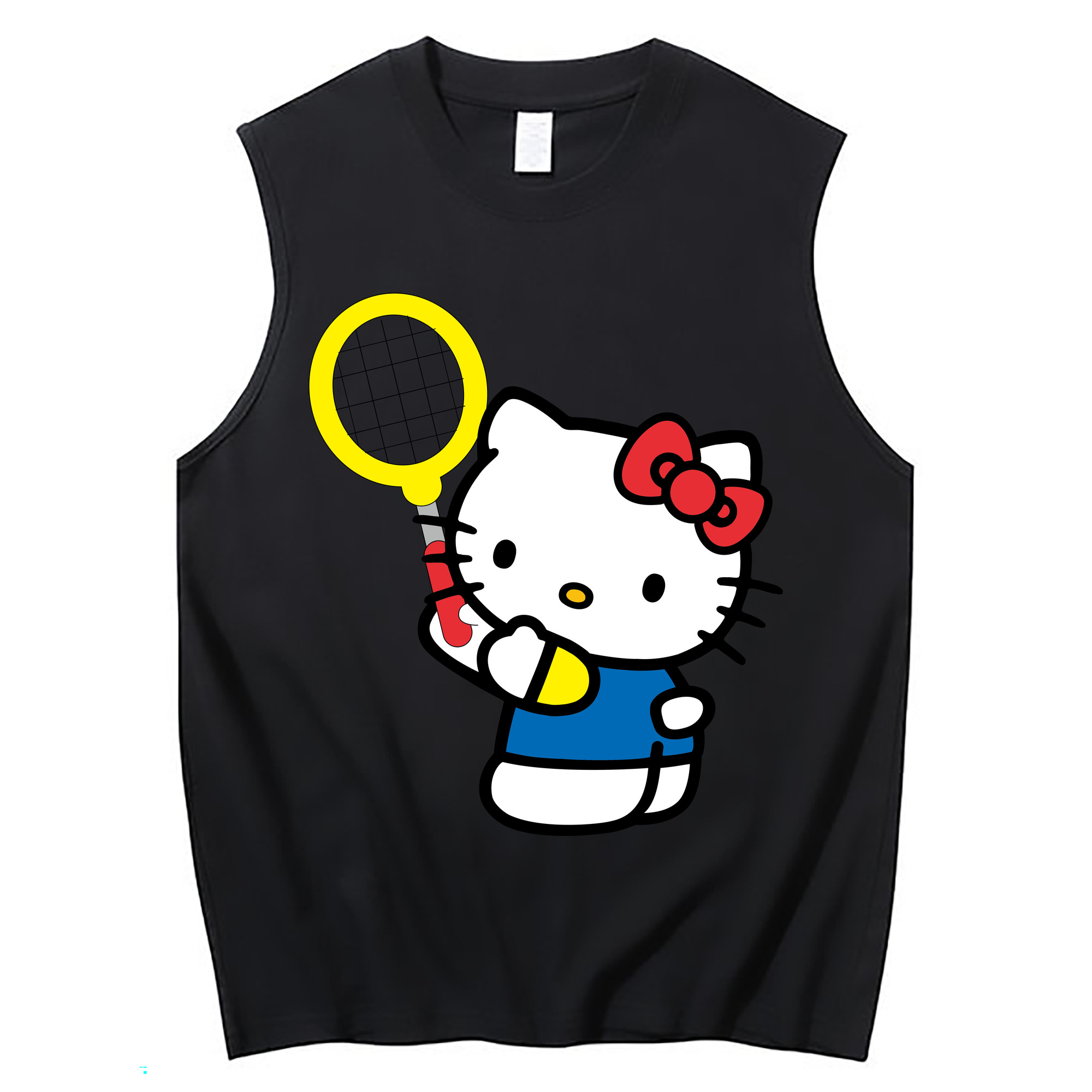 （画像用） Hello Kitty ハローキティ コットン100％タンクトップ（フロントプリント）