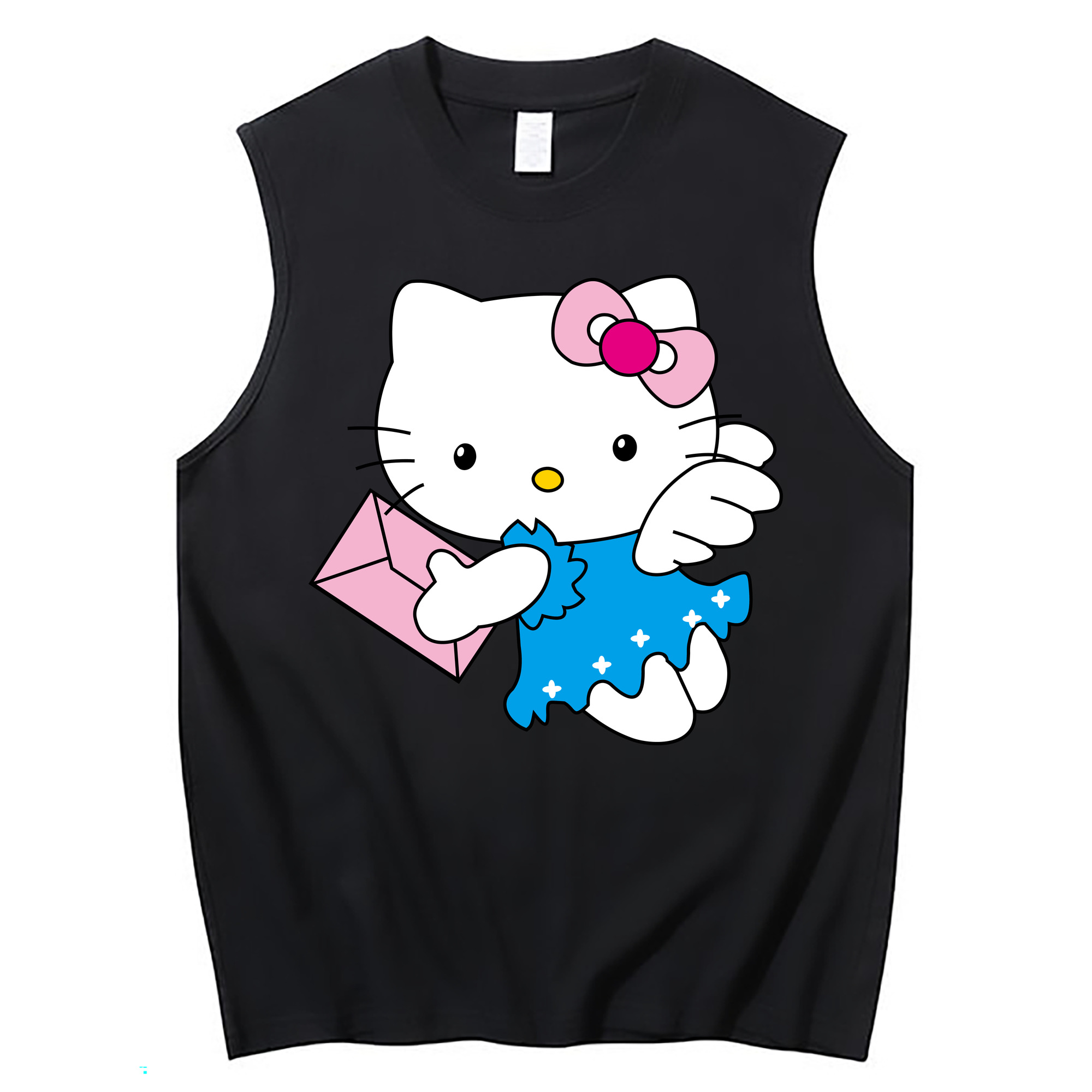 （画像用） Hello Kitty ハローキティ コットン100％タンクトップ（フロントプリント）
