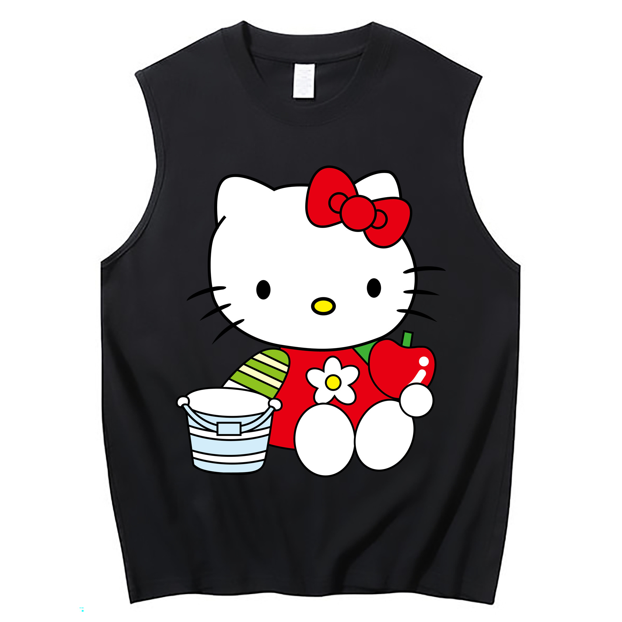 （画像用） Hello Kitty ハローキティ コットン100％タンクトップ（フロントプリント）