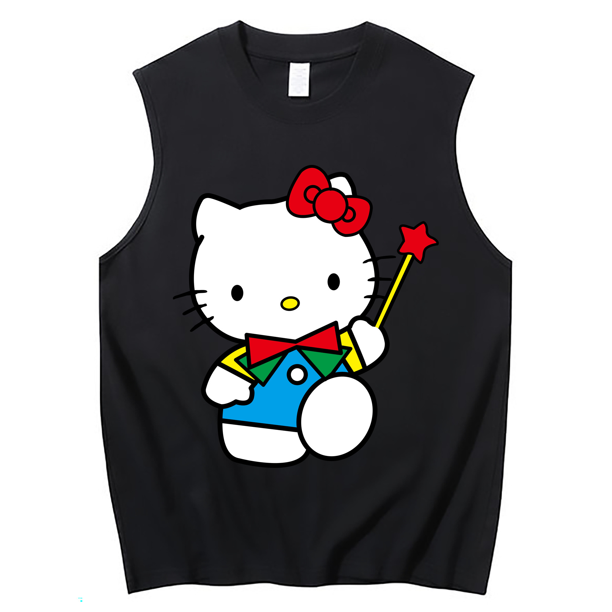 （画像用） Hello Kitty ハローキティ コットン100％タンクトップ（フロントプリント）