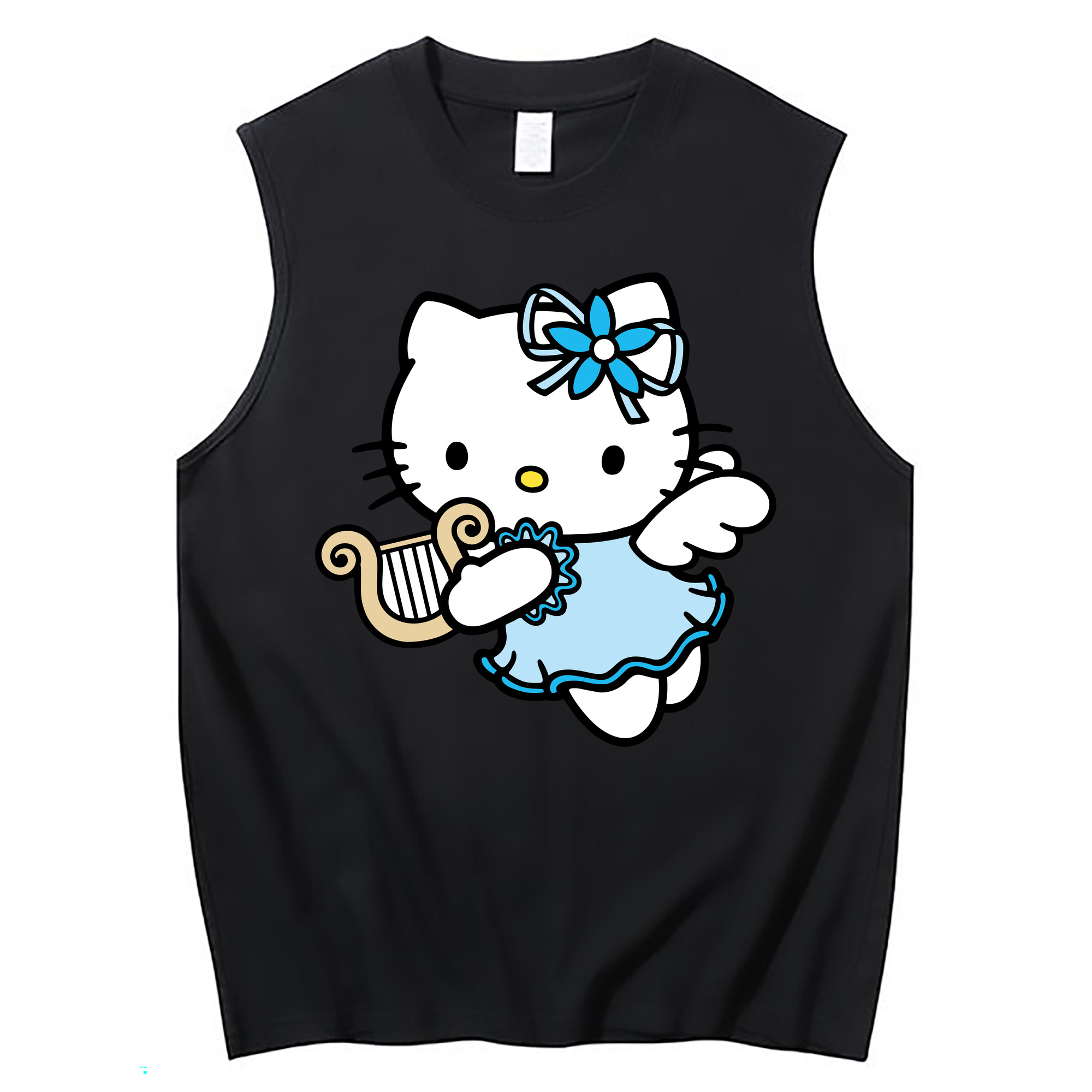 （画像用） Hello Kitty ハローキティ コットン100％タンクトップ（フロントプリント）