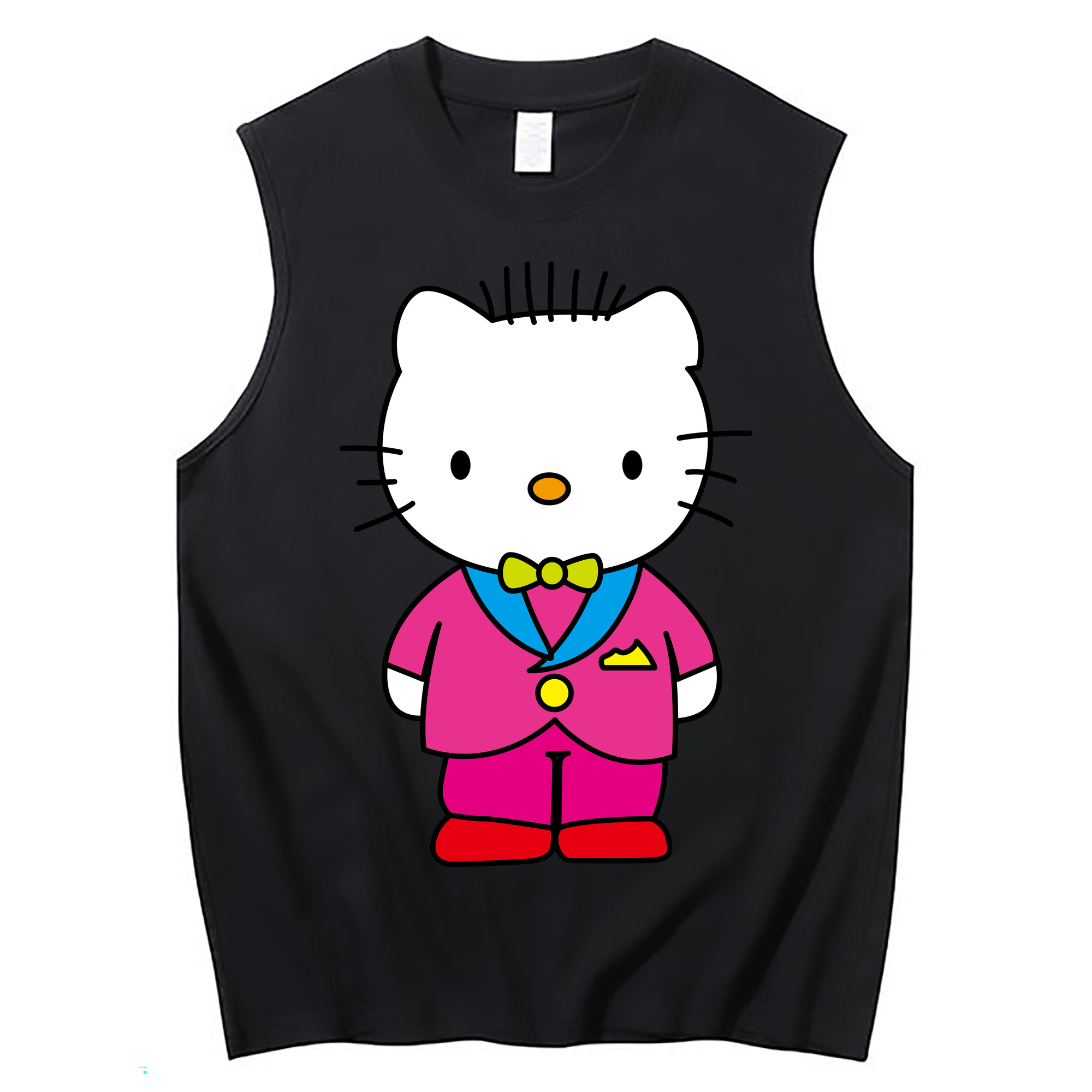 （画像用） Hello Kitty ハローキティ コットン100％タンクトップ（フロントプリント）