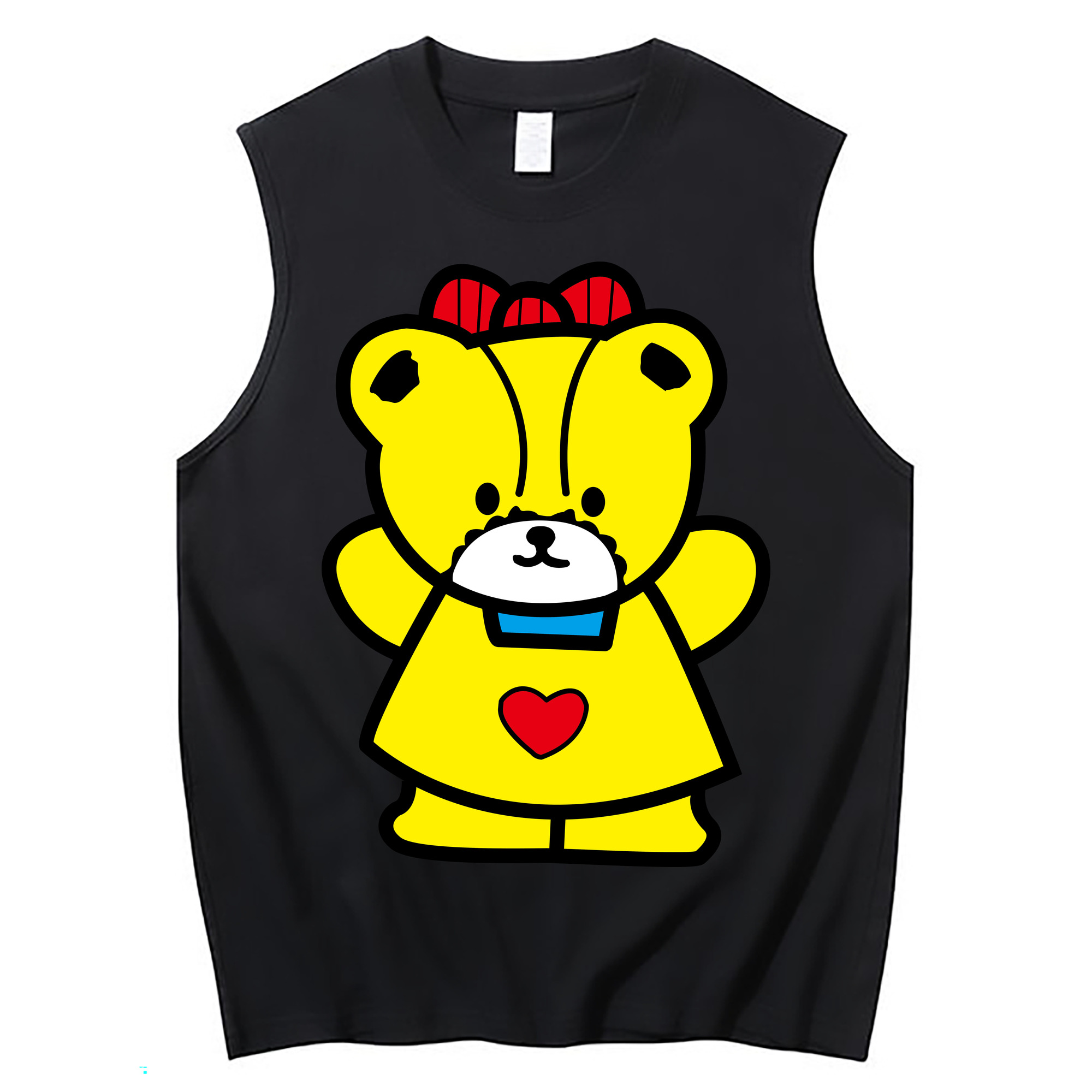 （画像用） Hello Kitty ハローキティ コットン100％タンクトップ（フロントプリント）