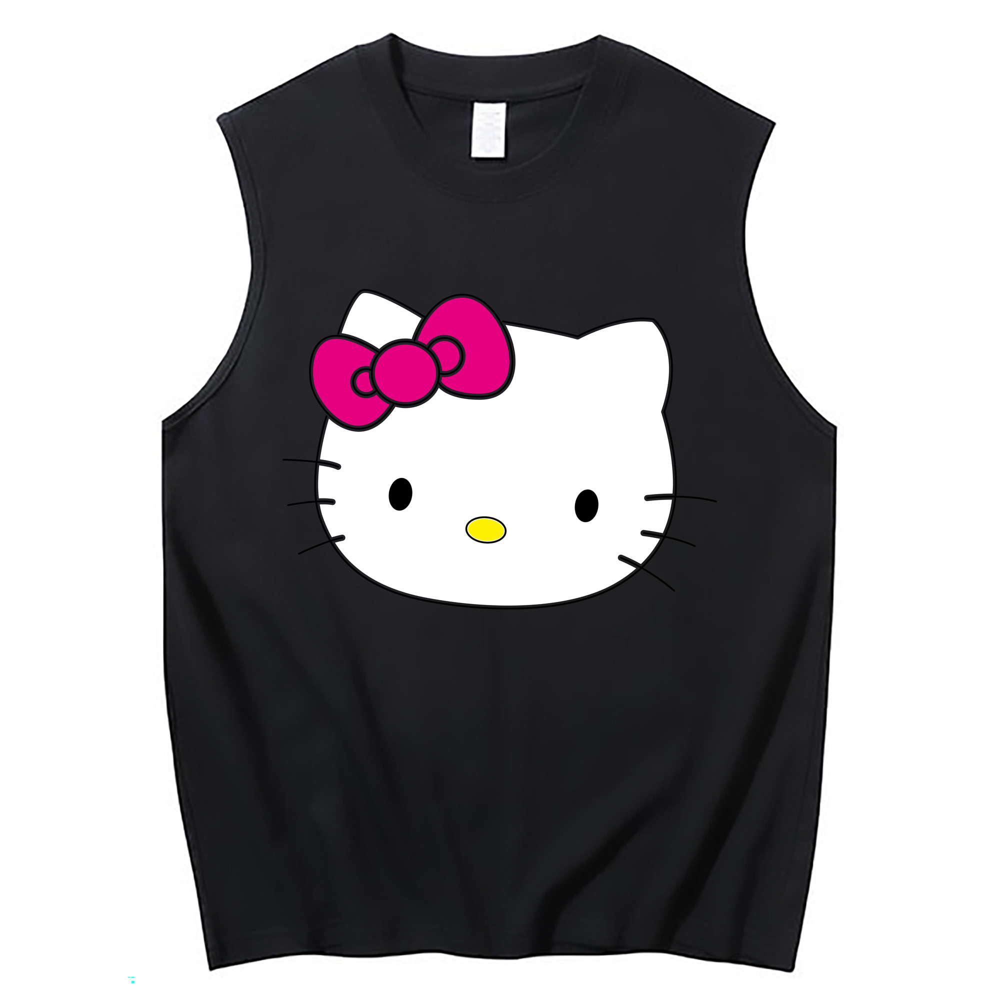 （画像用） Hello Kitty ハローキティ コットン100％タンクトップ（フロントプリント）