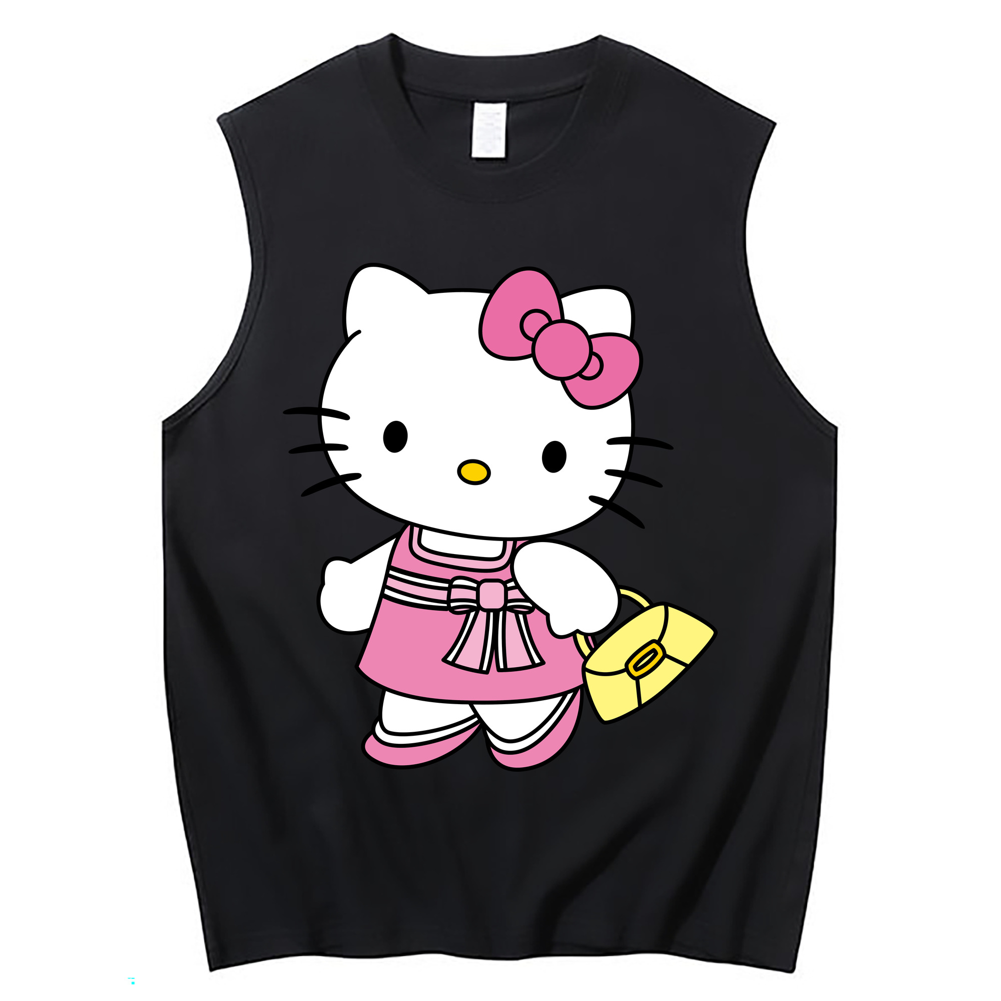 （画像用） Hello Kitty ハローキティ コットン100％タンクトップ（フロントプリント）