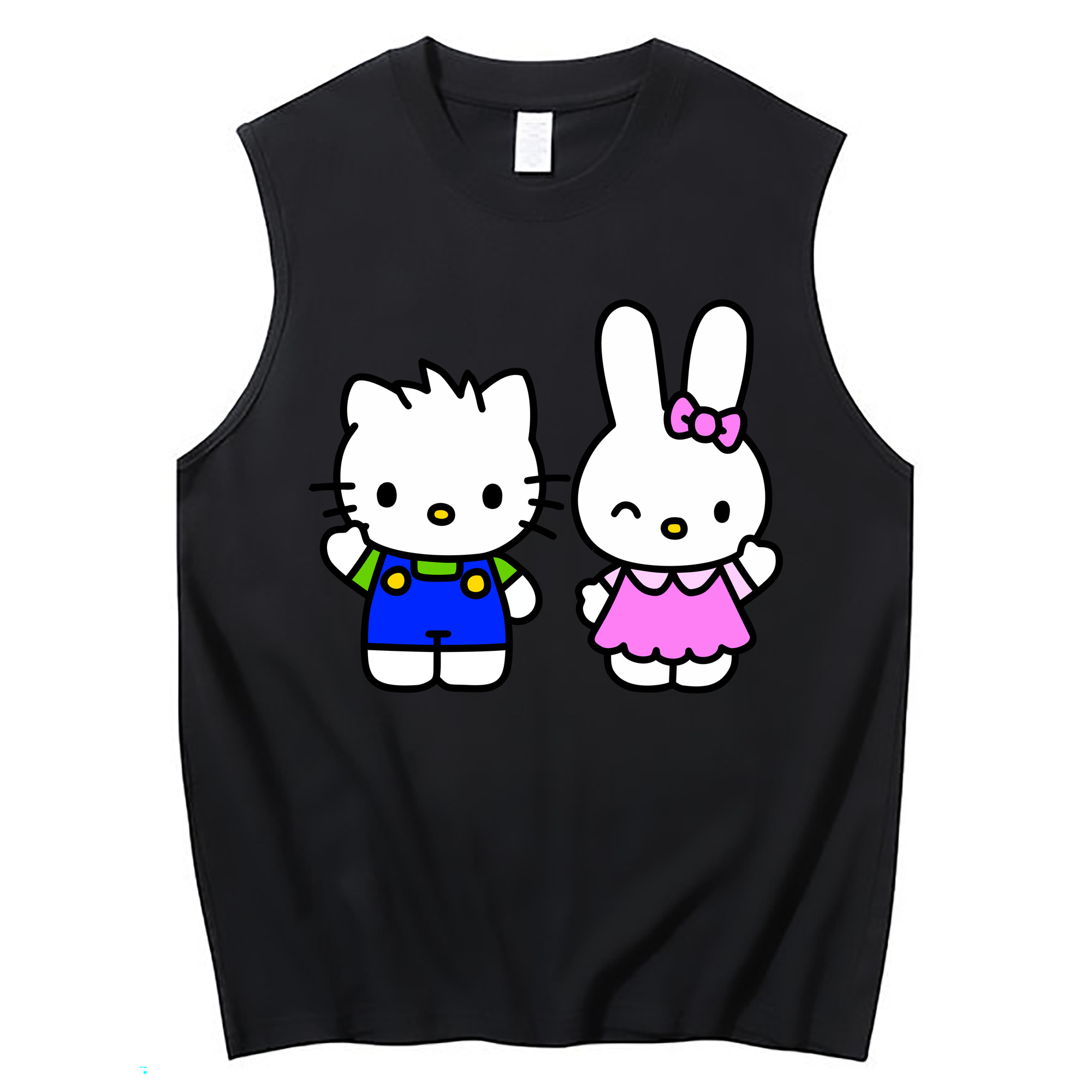（画像用） Hello Kitty ハローキティ コットン100％タンクトップ（フロントプリント）