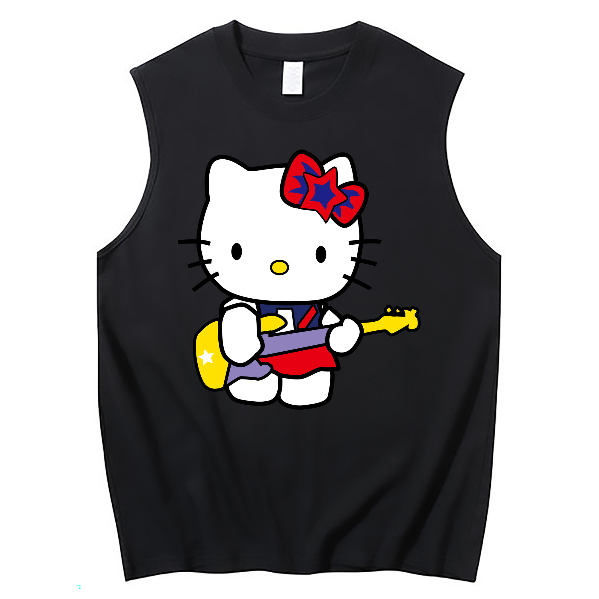 （画像用） Hello Kitty ハローキティ コットン100％タンクトップ（フロントプリント）