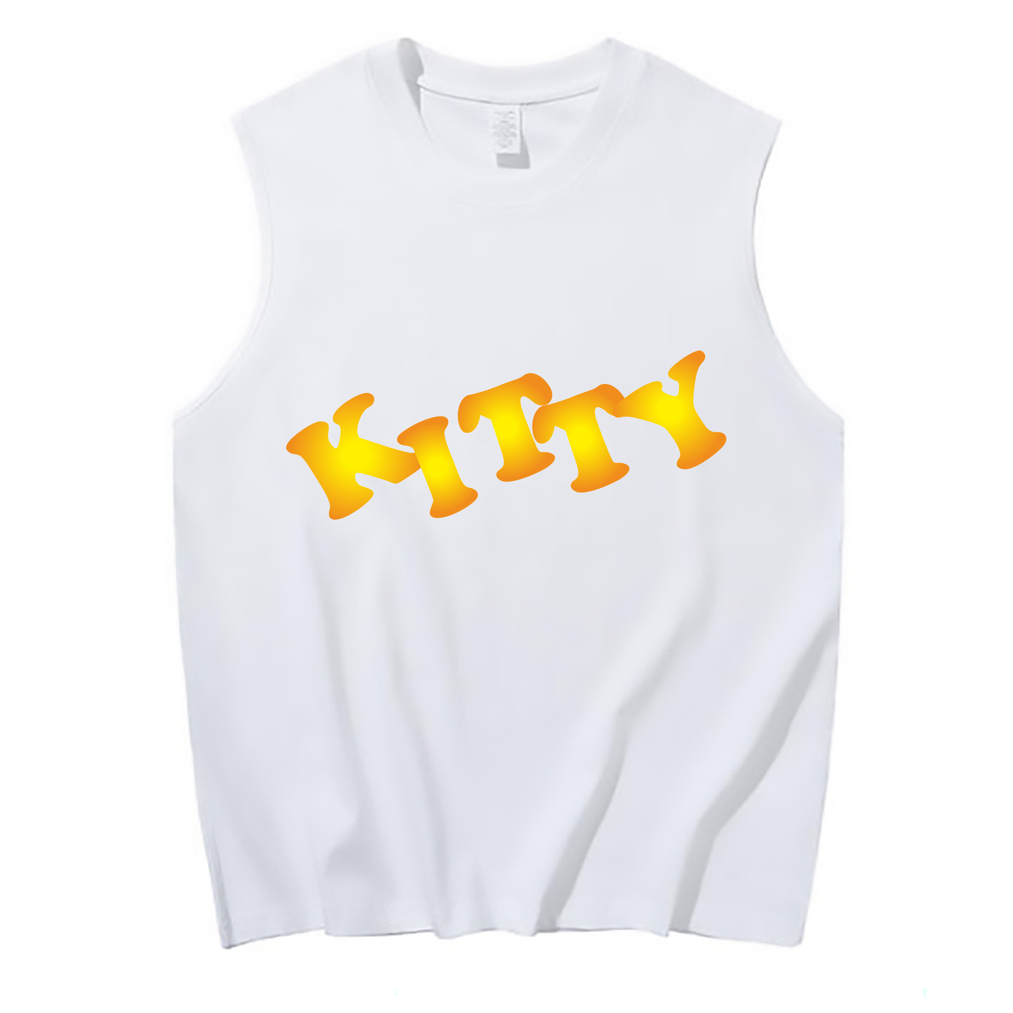 （画像用） Hello Kitty ハローキティ コットン100％タンクトップ（フロントプリント）