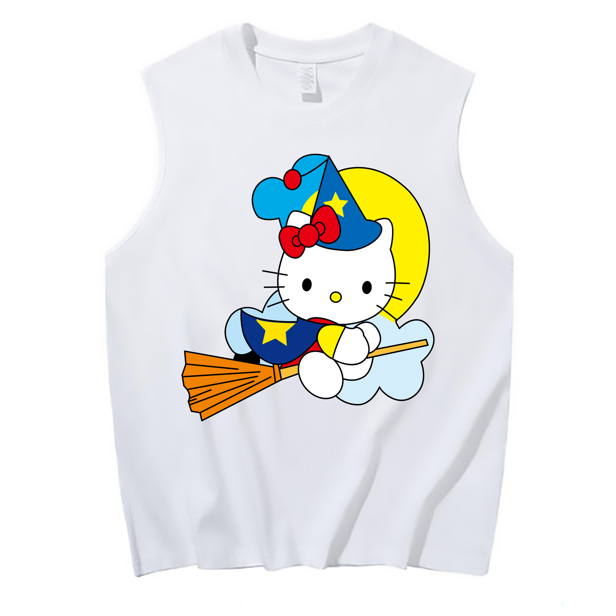 （画像用） Hello Kitty ハローキティ コットン100％タンクトップ（フロントプリント）