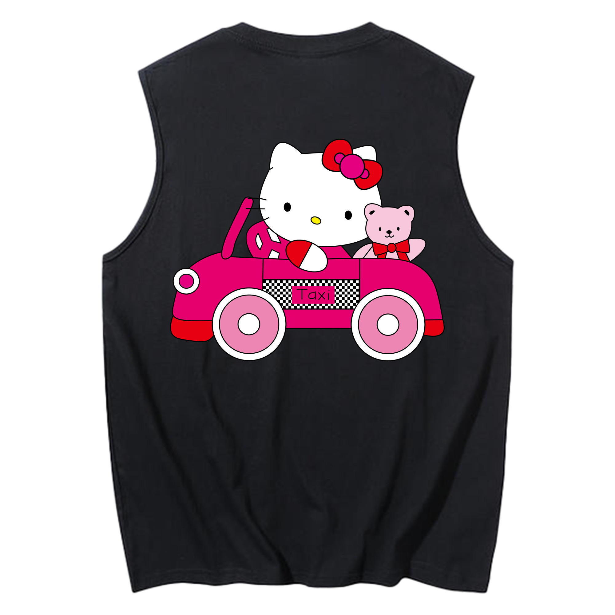 （画像用） Hello Kitty ハローキティ コットン100％タンクトップ（背面プリント）