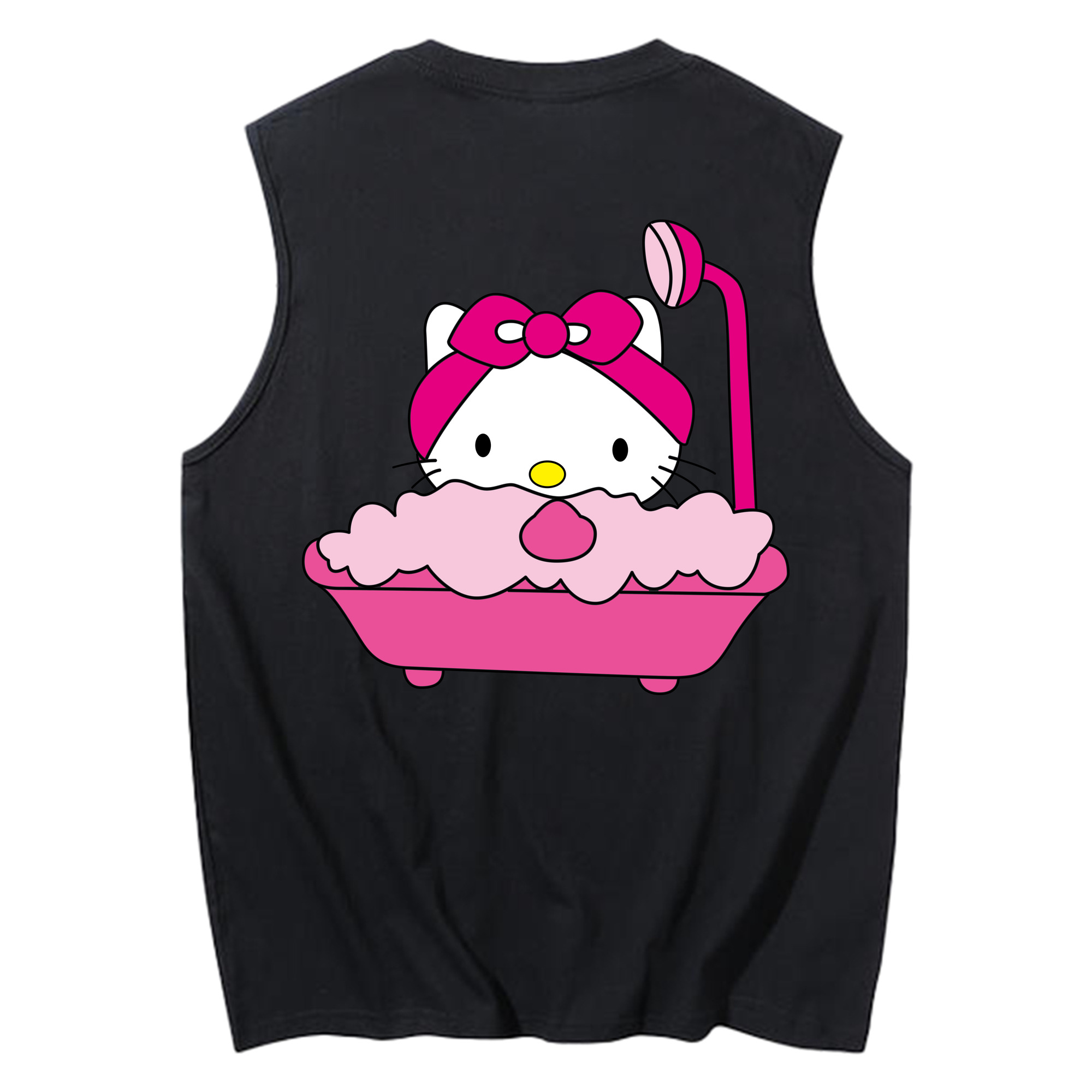 （画像用） Hello Kitty ハローキティ コットン100％タンクトップ（背面プリント）