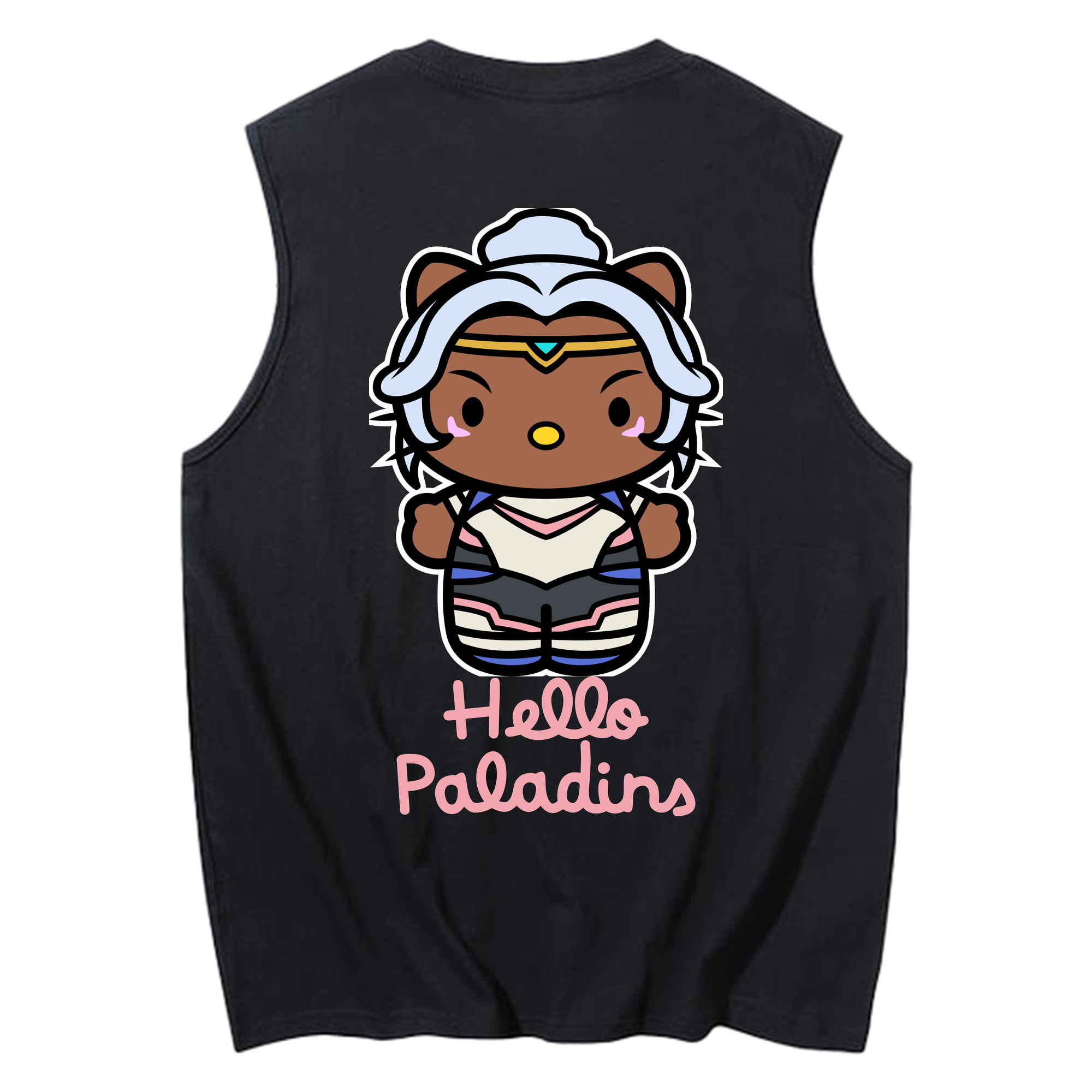 （画像用） Hello Kitty ハローキティ コットン100％タンクトップ（背面プリント）