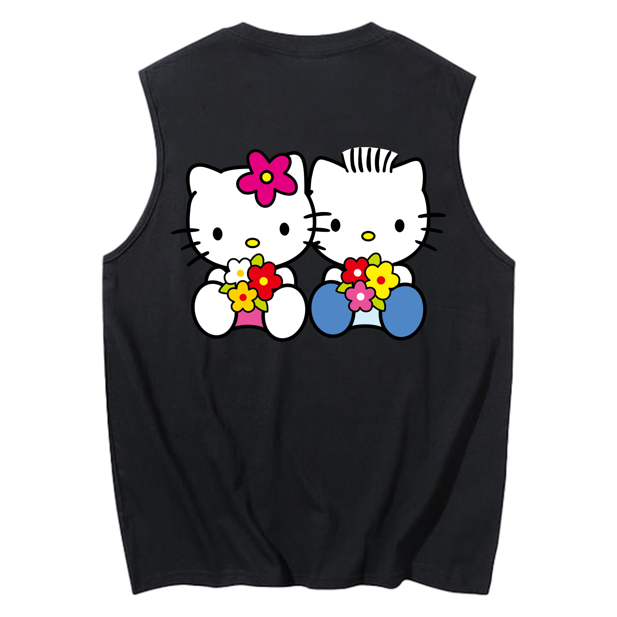 （画像用） Hello Kitty ハローキティ コットン100％タンクトップ（背面プリント）