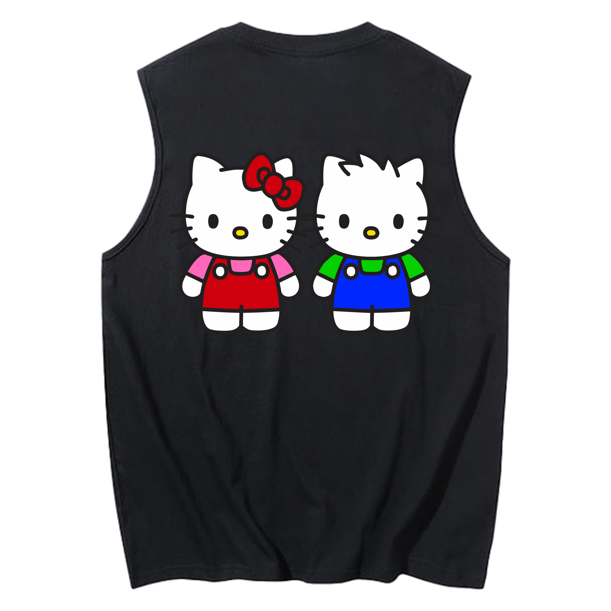 （画像用） Hello Kitty ハローキティ コットン100％タンクトップ（背面プリント）