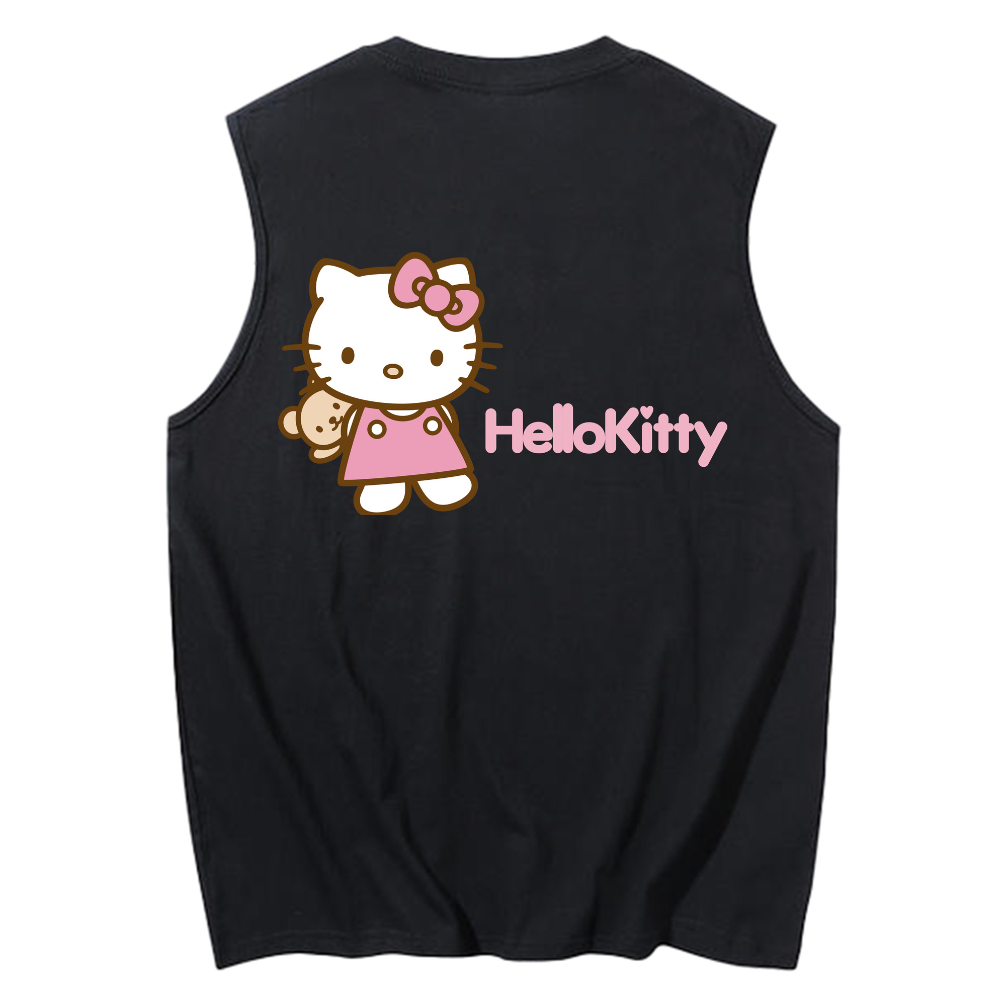 （画像用） Hello Kitty ハローキティ コットン100％タンクトップ（背面プリント）