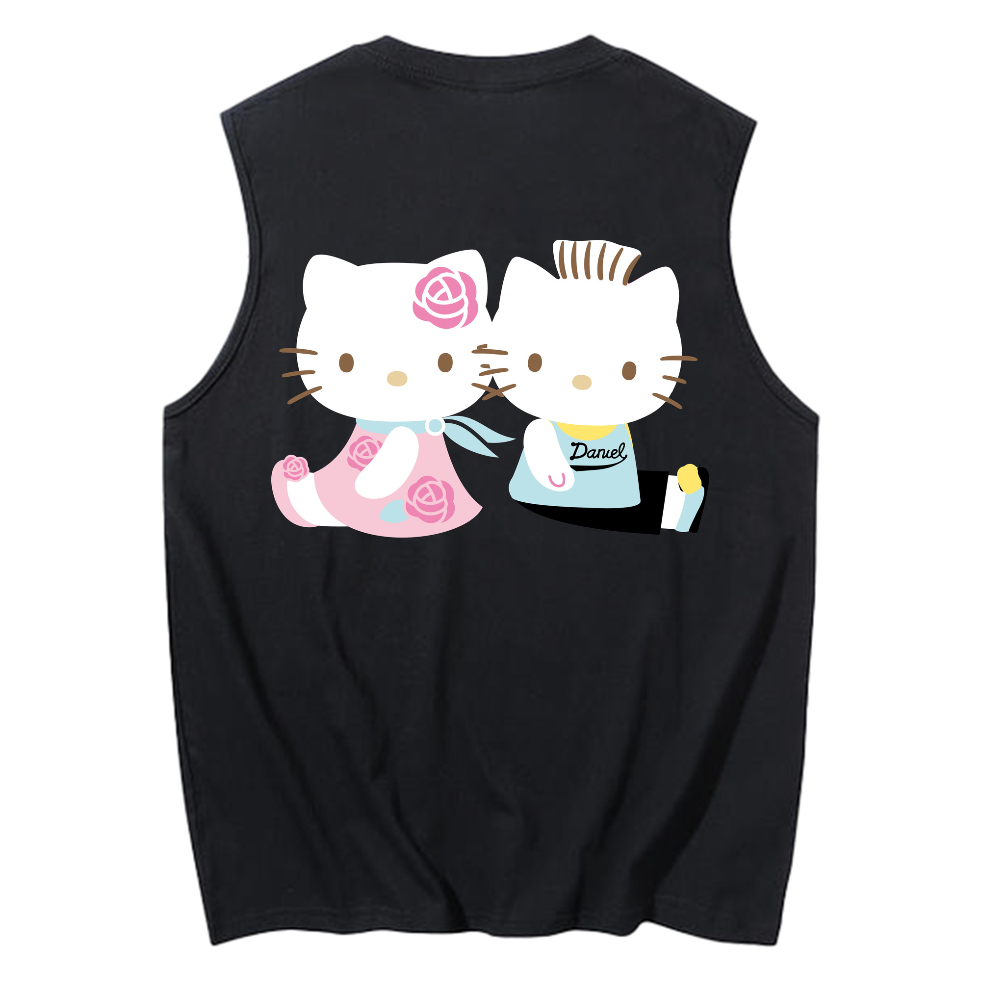 （画像用） Hello Kitty ハローキティ コットン100％タンクトップ（背面プリント）