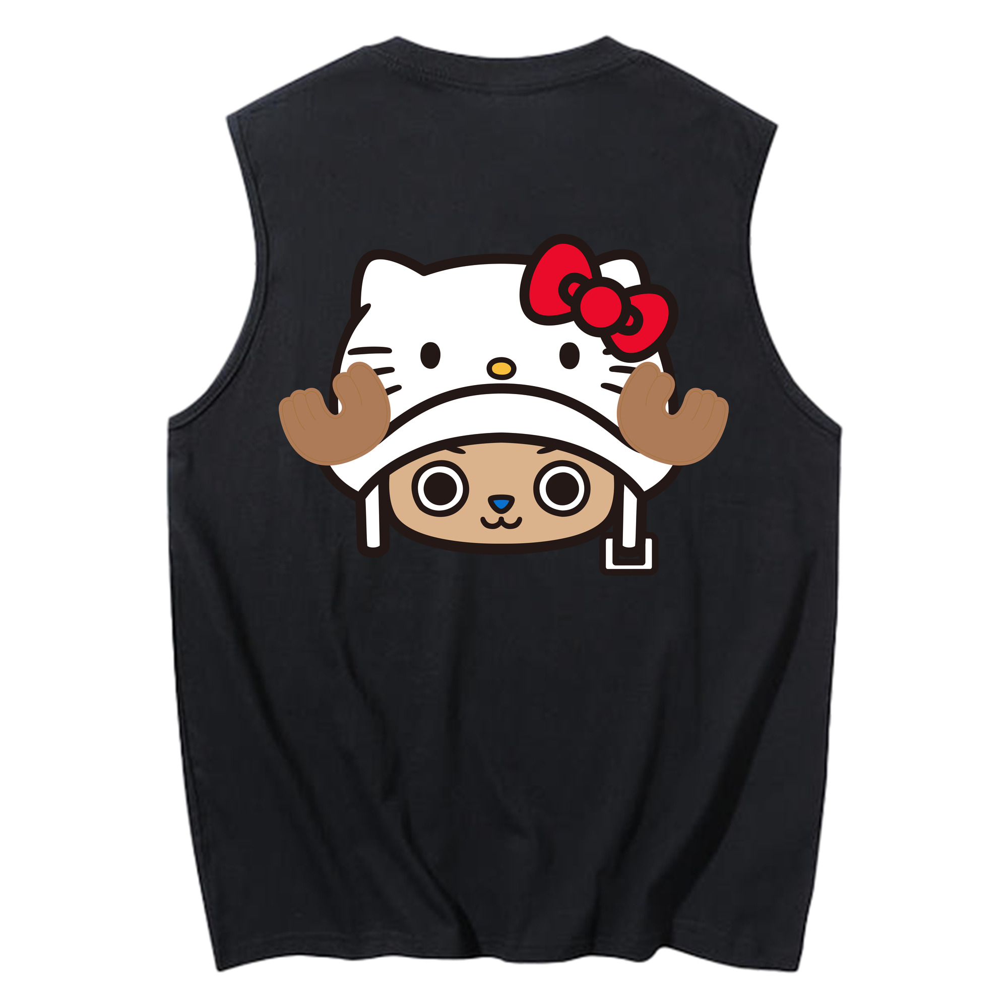 （画像用） Hello Kitty ハローキティ コットン100％タンクトップ（背面プリント）