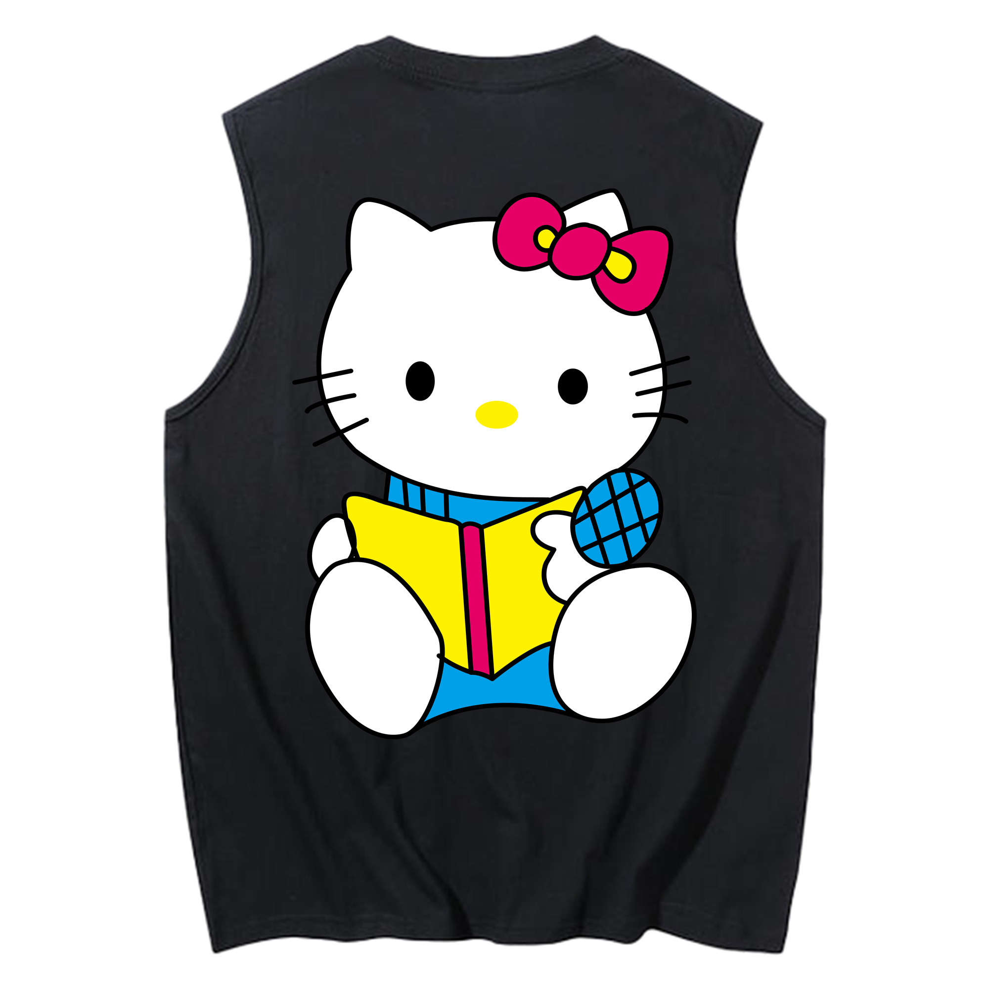 （画像用） Hello Kitty ハローキティ コットン100％タンクトップ（背面プリント）