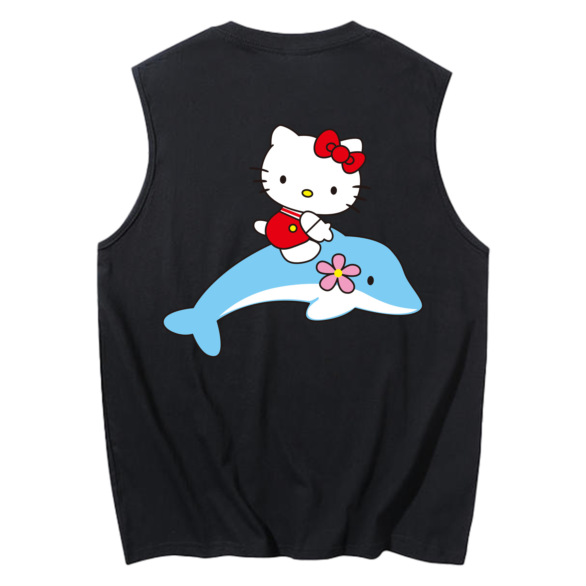 （画像用） Hello Kitty ハローキティ コットン100％タンクトップ（背面プリント）