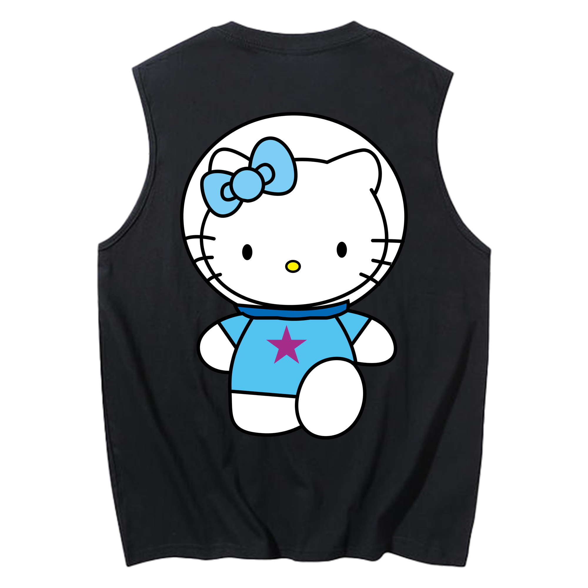 （画像用） Hello Kitty ハローキティ コットン100％タンクトップ（背面プリント）
