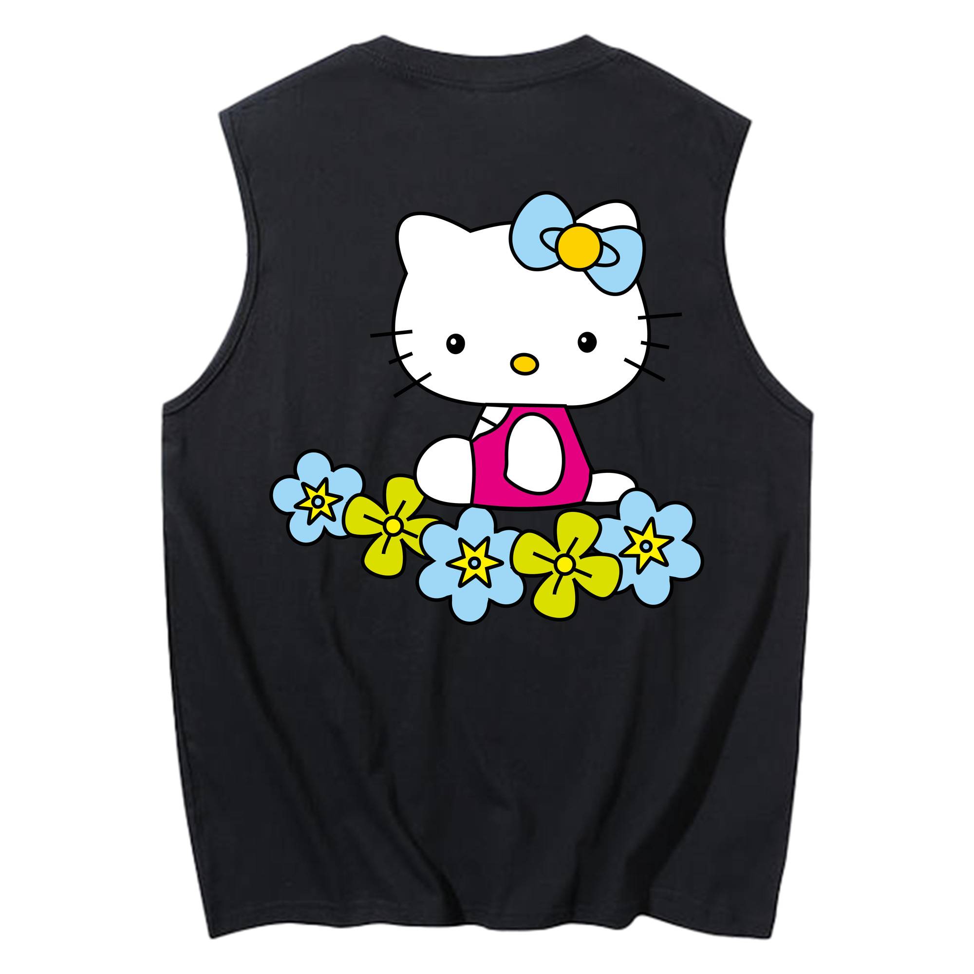 （画像用） Hello Kitty ハローキティ コットン100％タンクトップ（背面プリント）