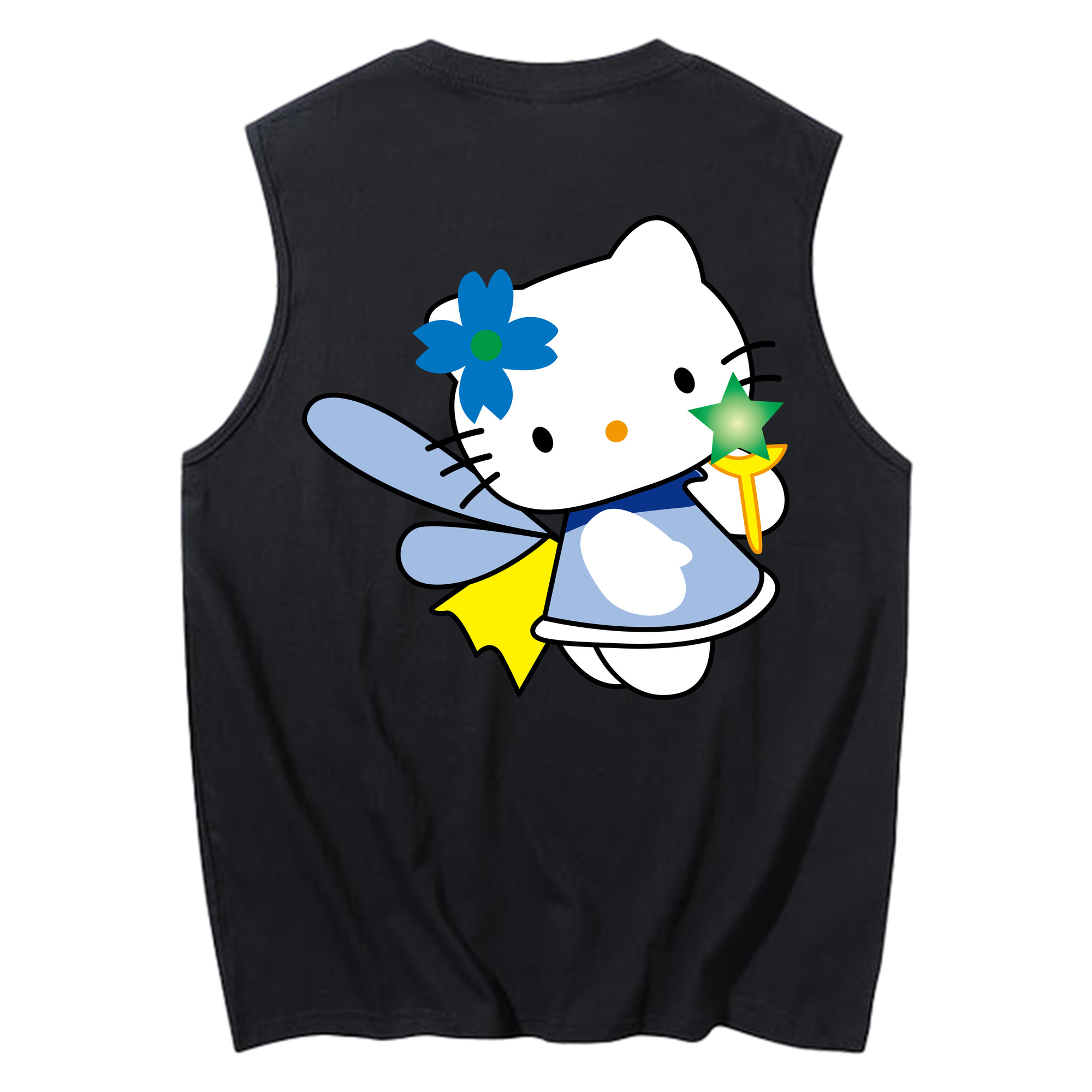 （画像用） Hello Kitty ハローキティ コットン100％タンクトップ（背面プリント）