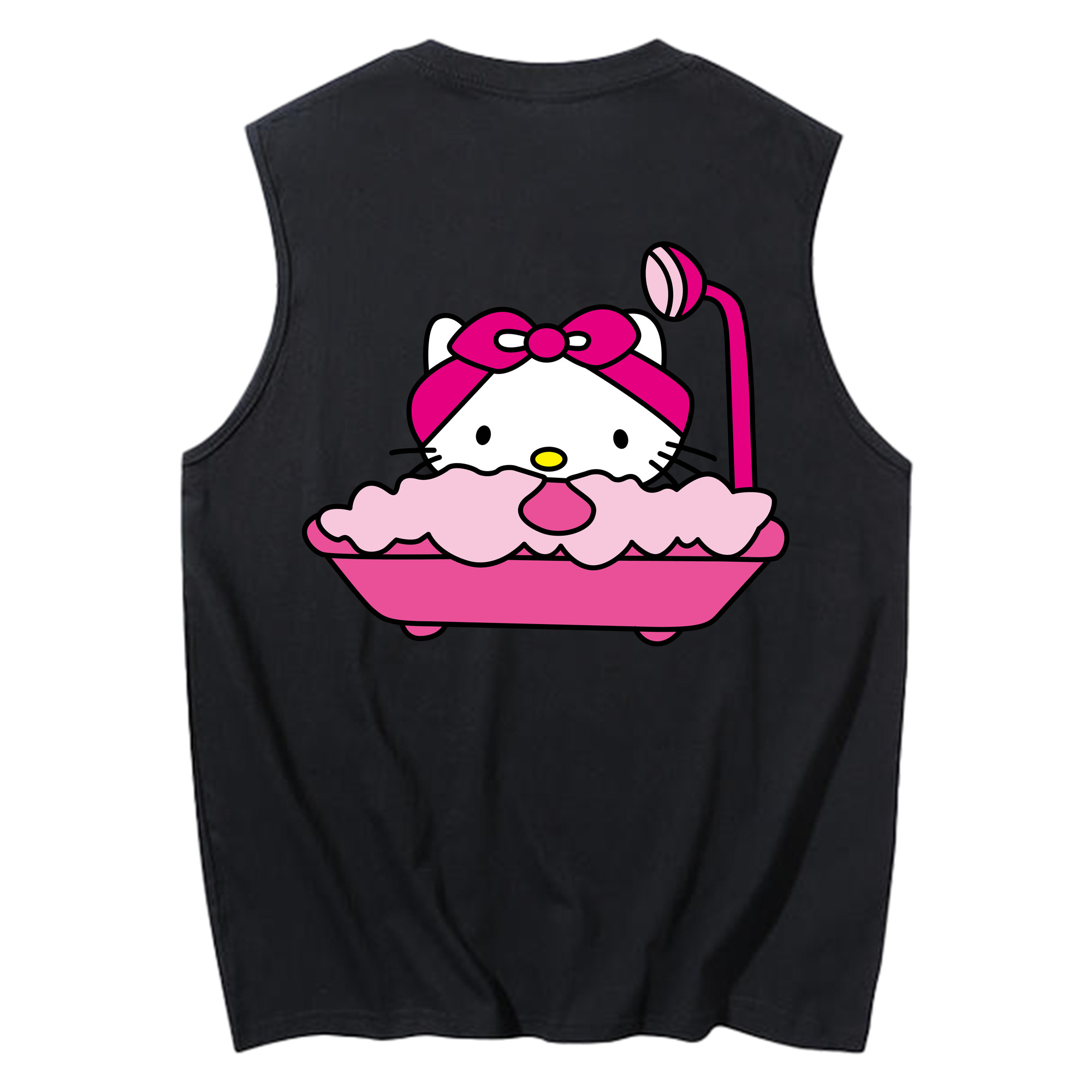 （画像用） Hello Kitty ハローキティ コットン100％タンクトップ（背面プリント）