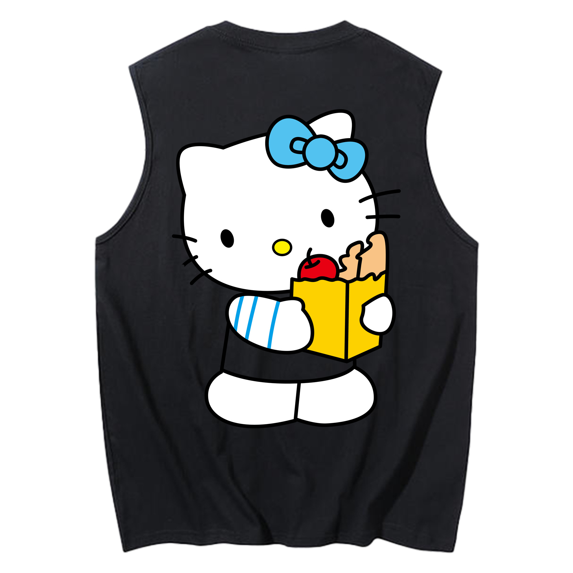 （画像用） Hello Kitty ハローキティ コットン100％タンクトップ（背面プリント）
