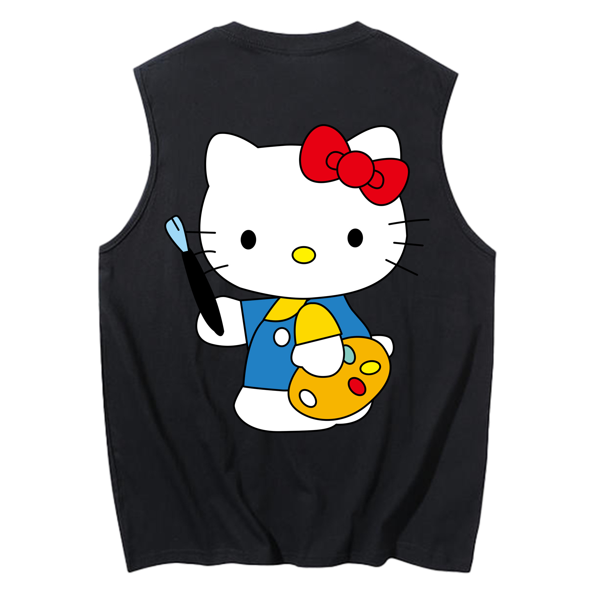 （画像用） Hello Kitty ハローキティ コットン100％タンクトップ（背面プリント）
