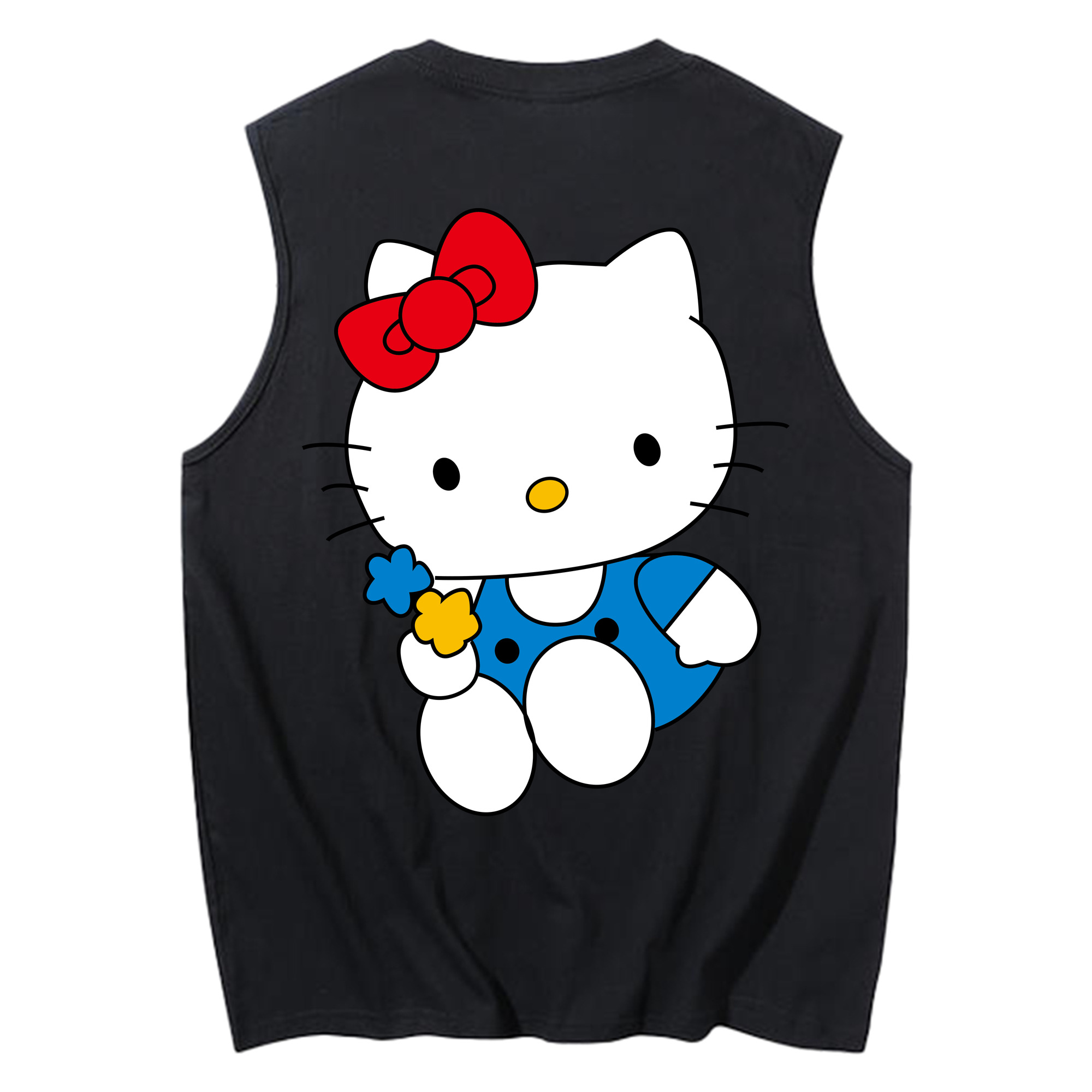 （画像用） Hello Kitty ハローキティ コットン100％タンクトップ（背面プリント）