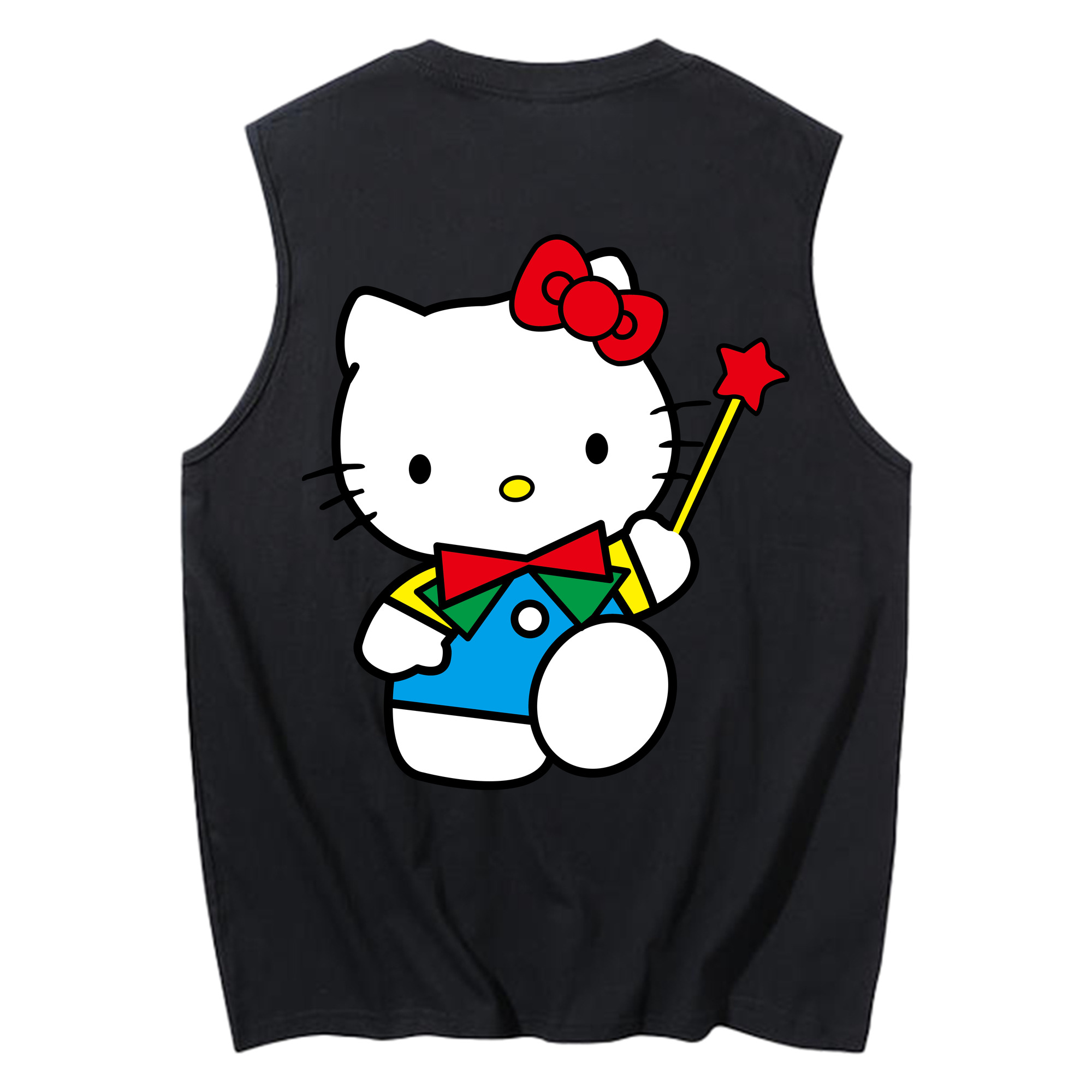 （画像用） Hello Kitty ハローキティ コットン100％タンクトップ（背面プリント）