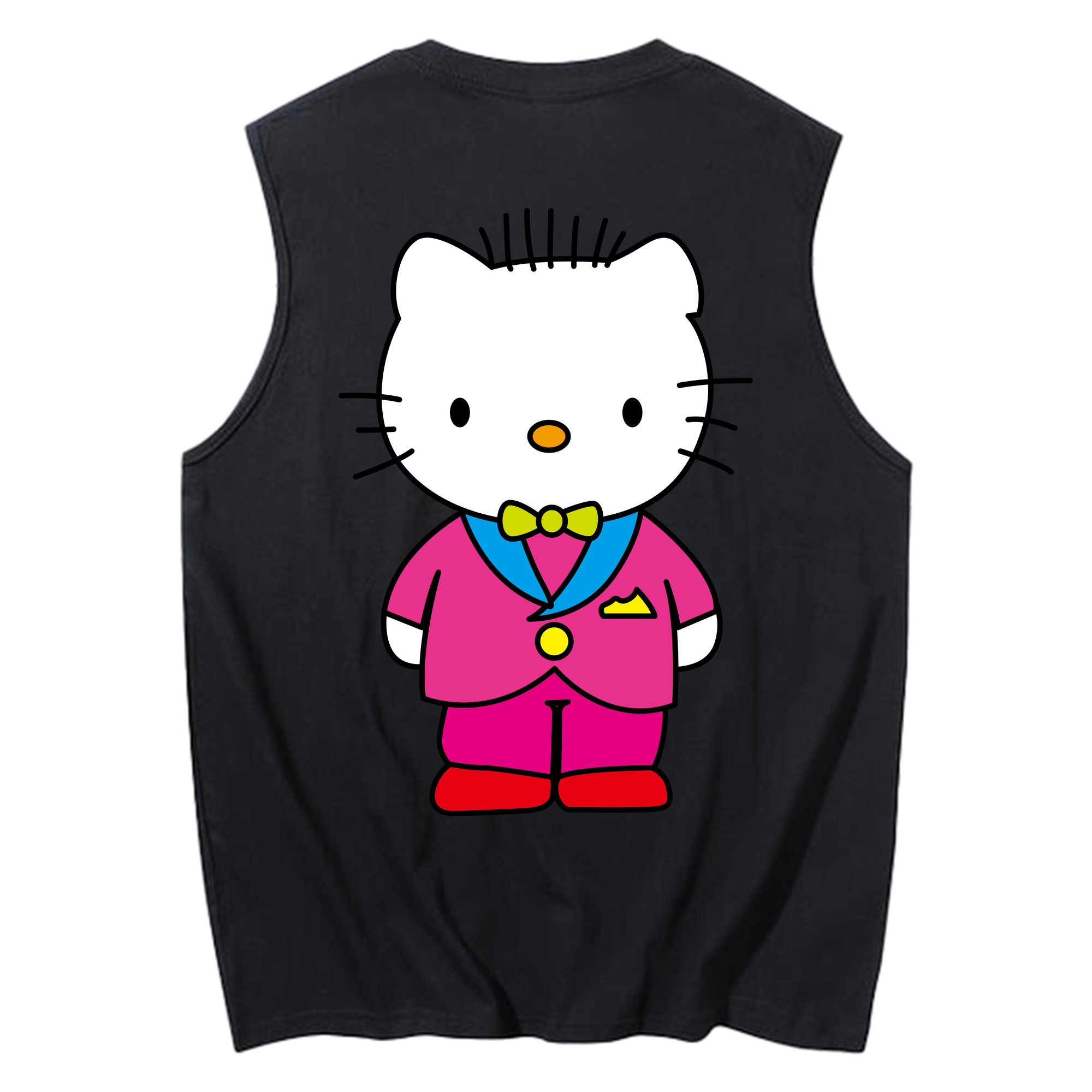 （画像用） Hello Kitty ハローキティ コットン100％タンクトップ（背面プリント）
