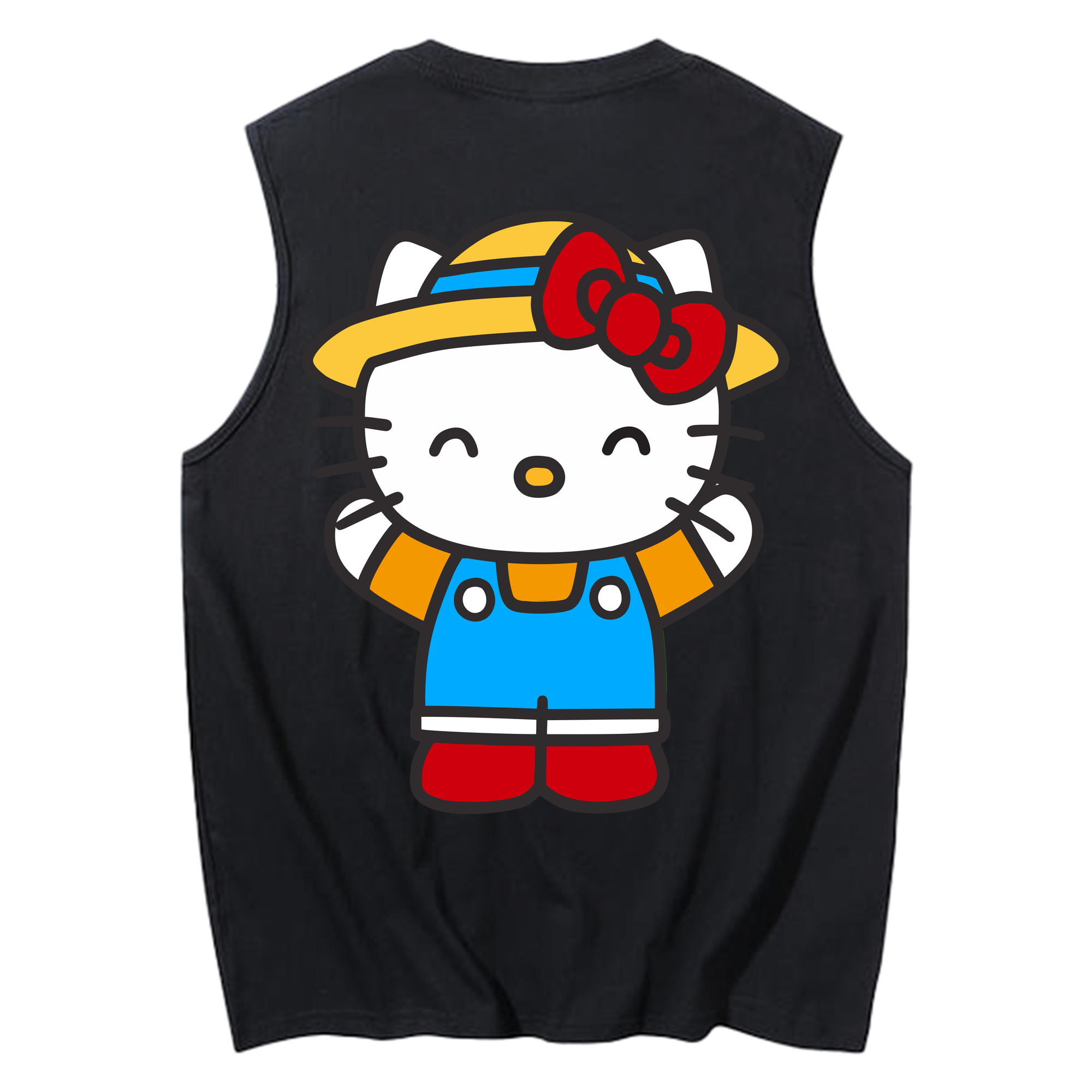 （画像用） Hello Kitty ハローキティ コットン100％タンクトップ（背面プリント）
