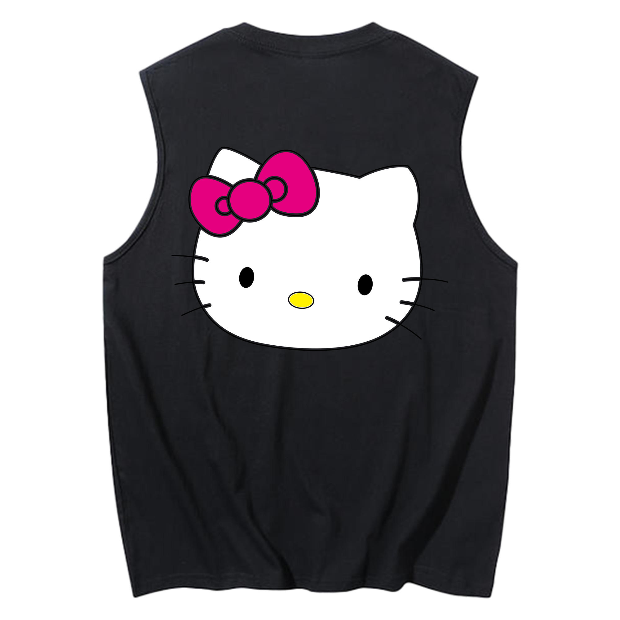（画像用） Hello Kitty ハローキティ コットン100％タンクトップ（背面プリント）