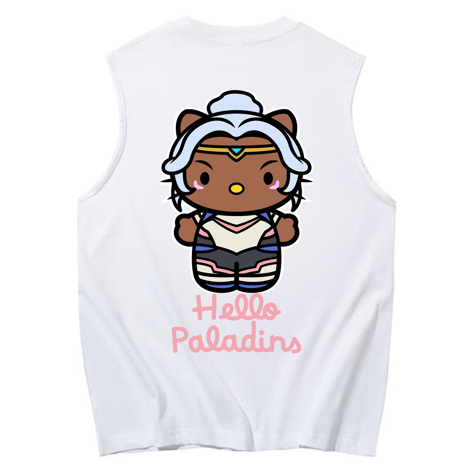 （画像用） Hello Kitty ハローキティ コットン100％タンクトップ（背面プリント）