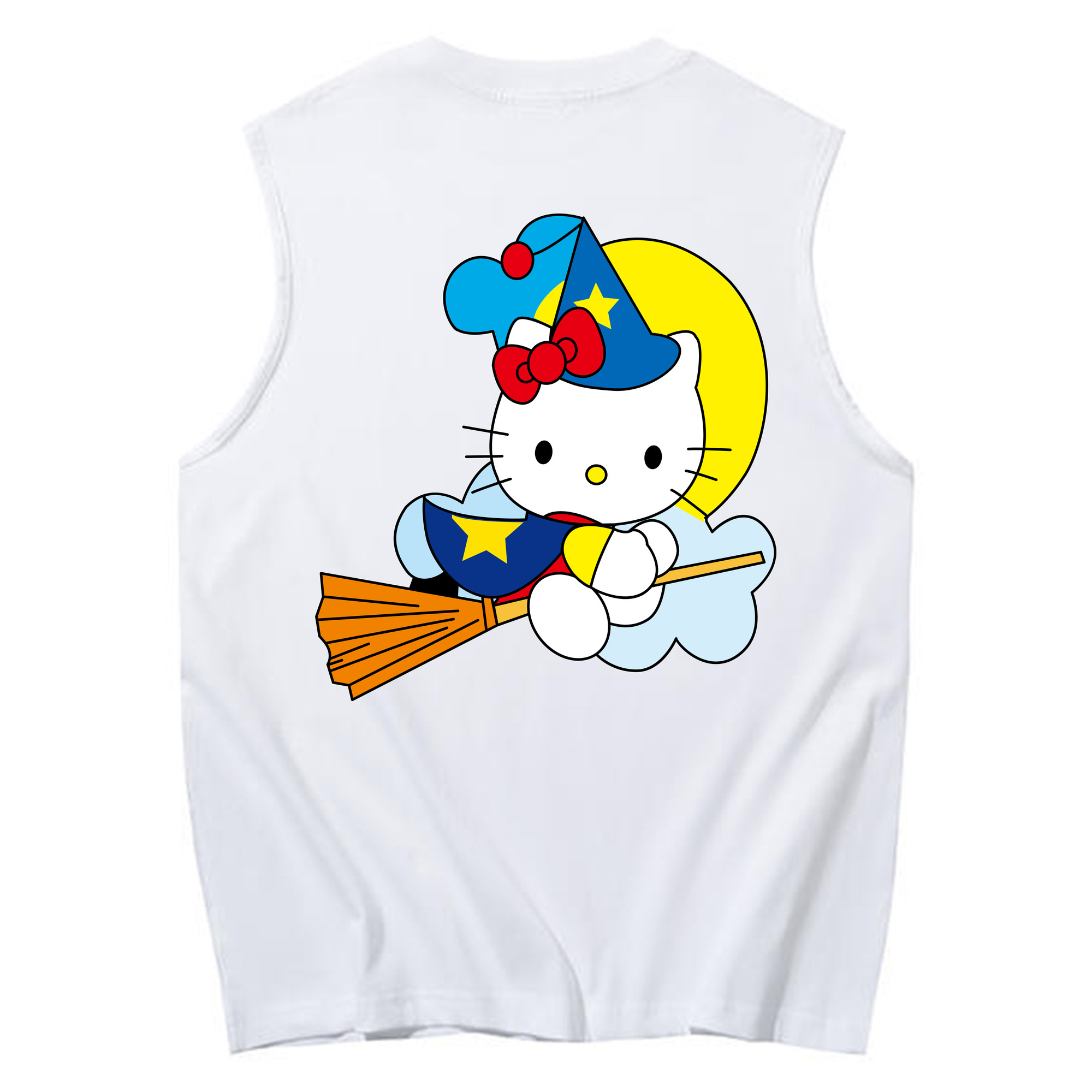 （画像用） Hello Kitty ハローキティ コットン100％タンクトップ（背面プリント）