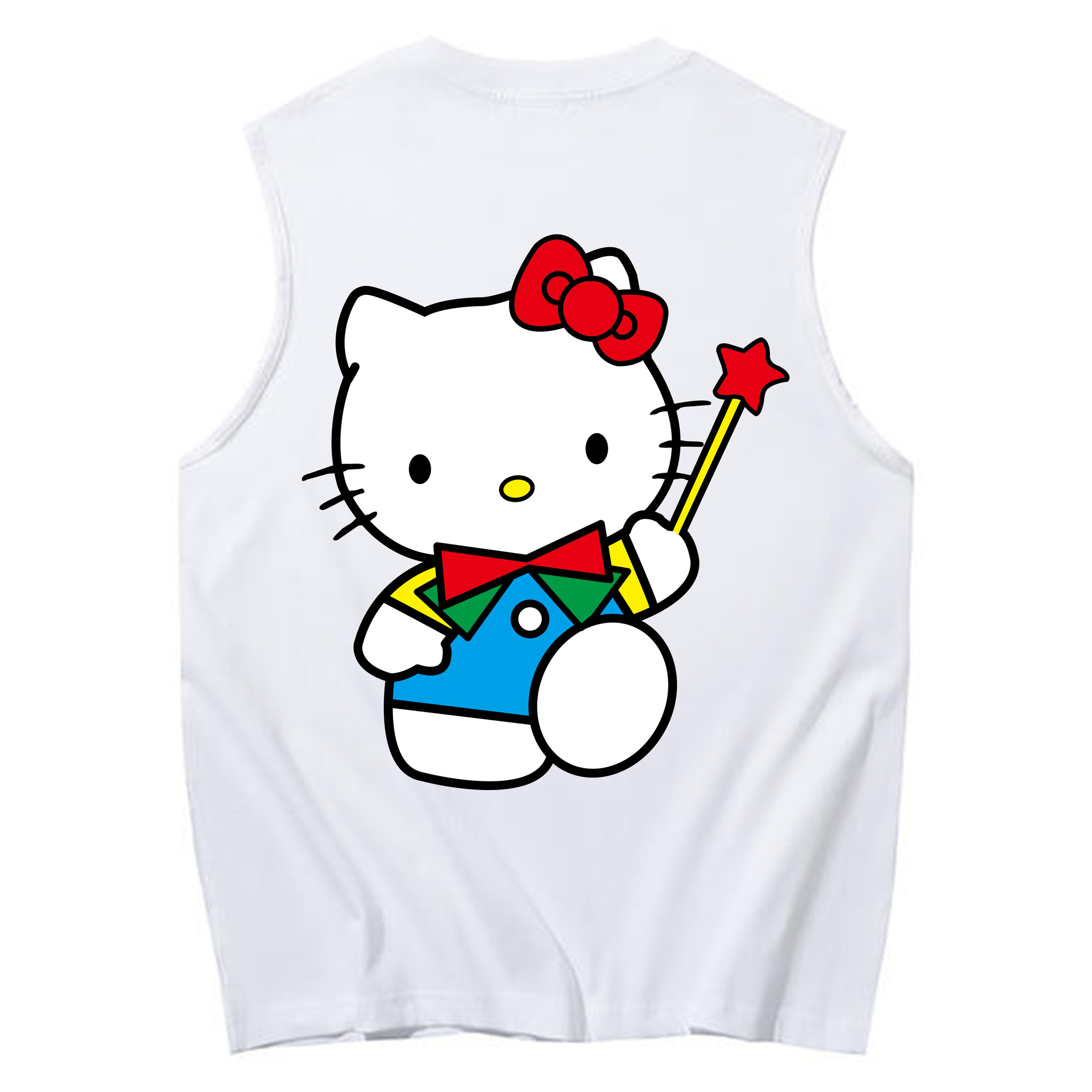 （画像用） Hello Kitty ハローキティ コットン100％タンクトップ（背面プリント）