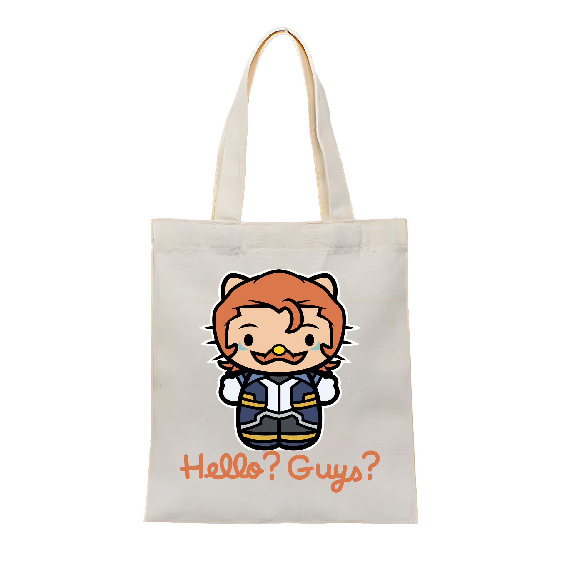 （画像用） Hello Kitty ハローキティ 縦型キャンバス生地手提げバッグ　トートバッグ