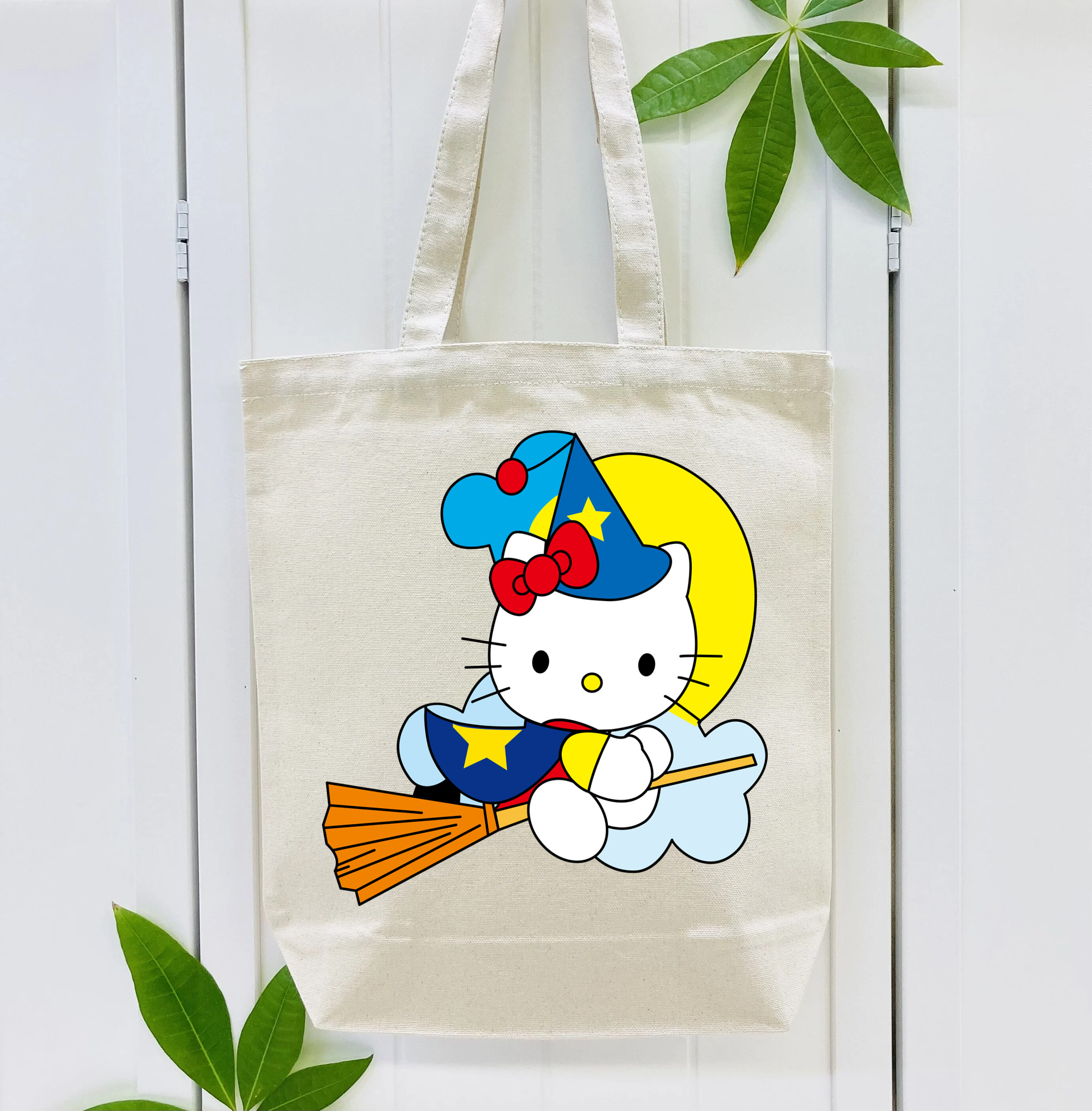Hello Kitty ハローキティ 縦型キャンバス生地手提げバッグ　トートバッグ