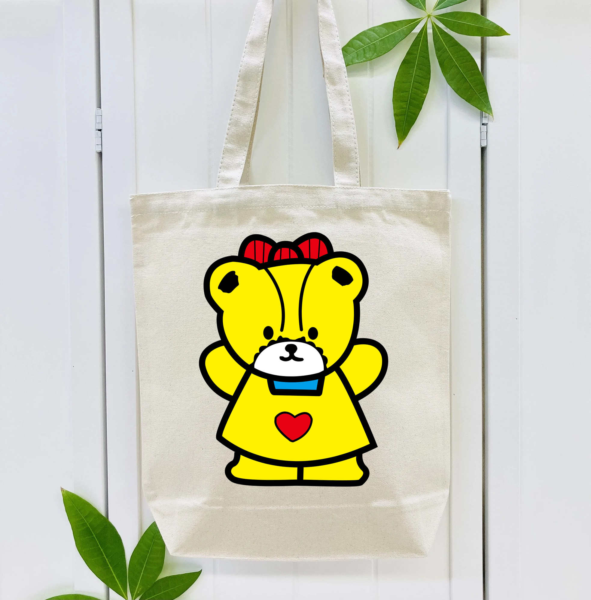 Hello Kitty ハローキティ 縦型キャンバス生地手提げバッグ　トートバッグ