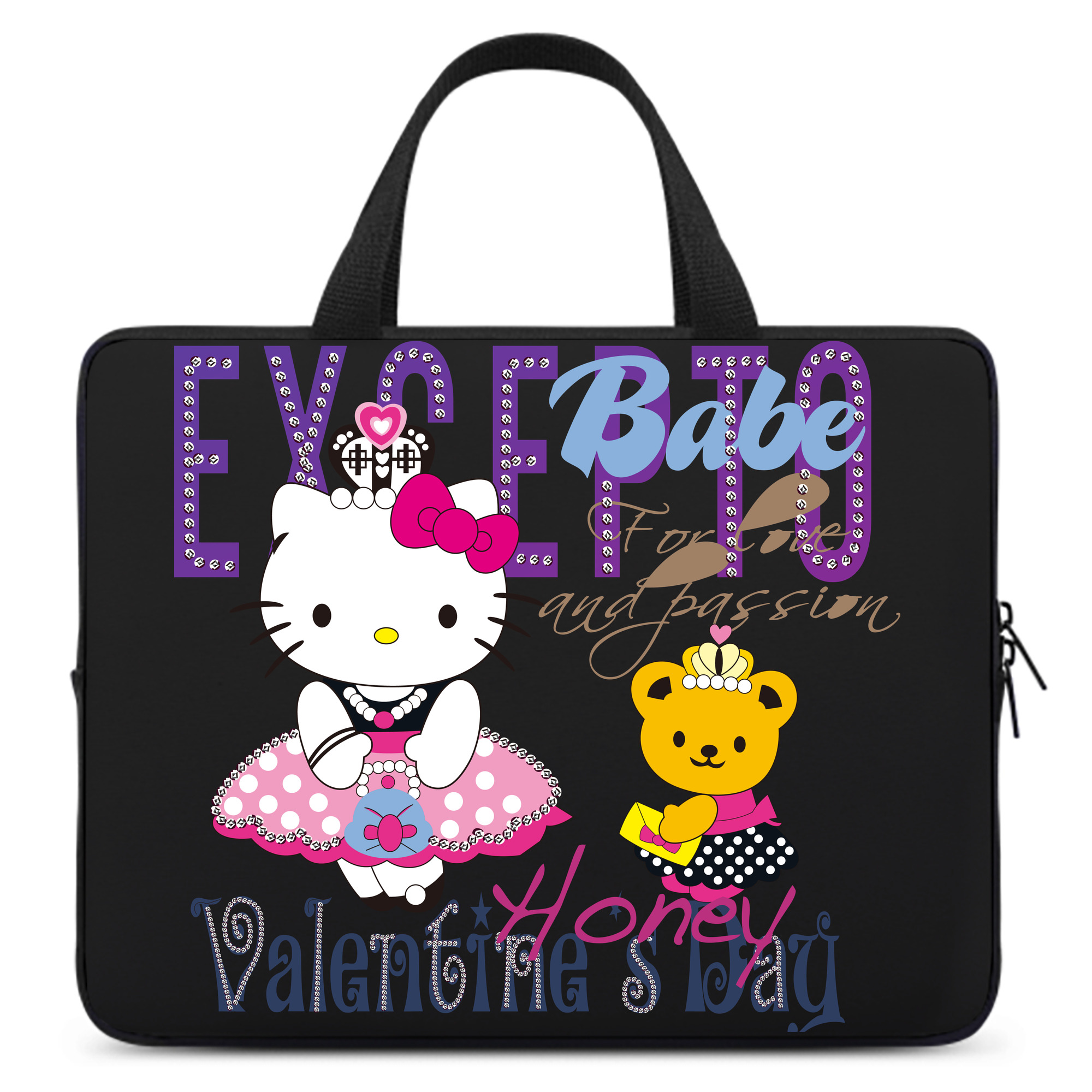 （画像用） Hello Kitty ハローキティ 手提げノートパソコンバッグ
