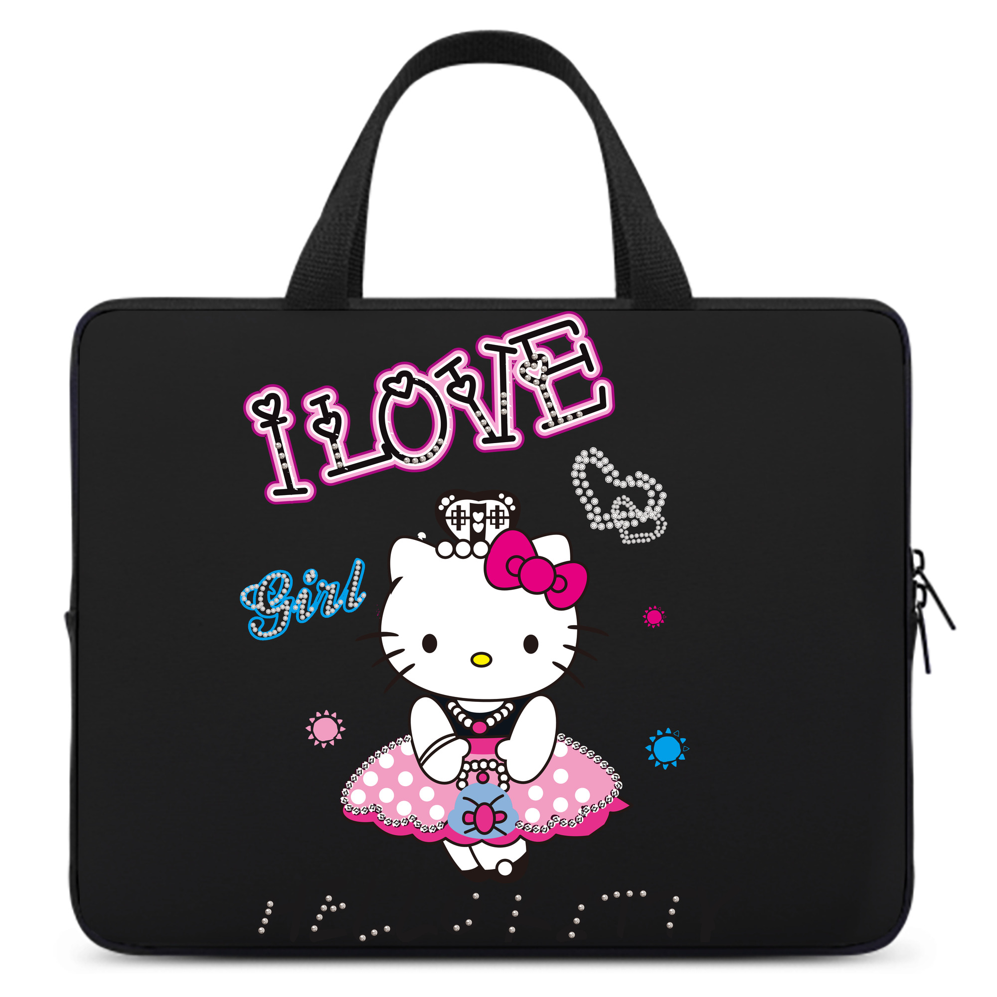 （画像用） Hello Kitty ハローキティ 手提げノートパソコンバッグ
