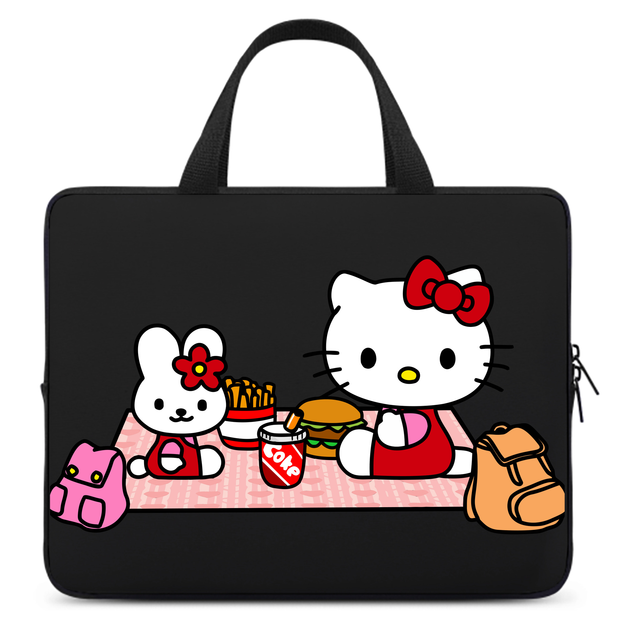 （画像用） Hello Kitty ハローキティ 手提げノートパソコンバッグ